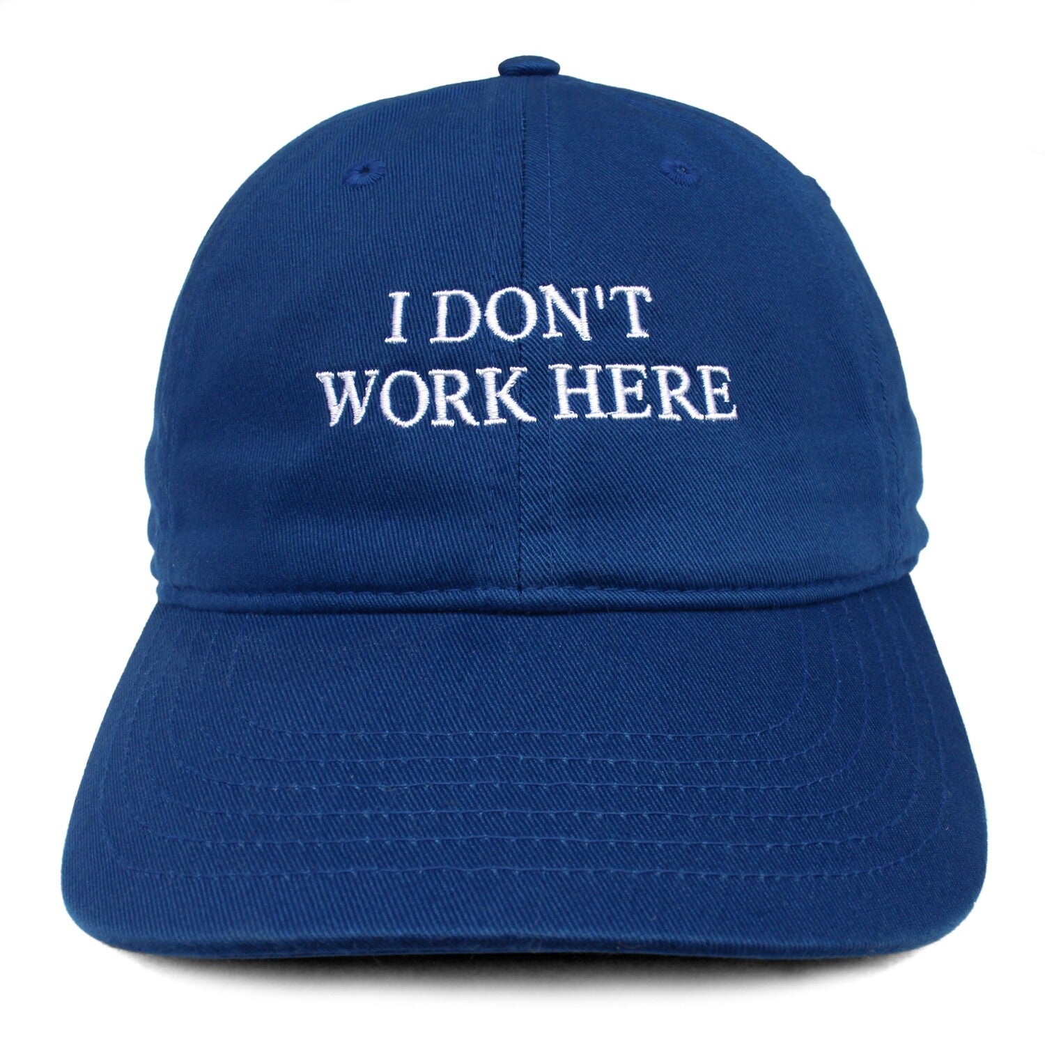 Cap - Sorry I don't work here - royal blue