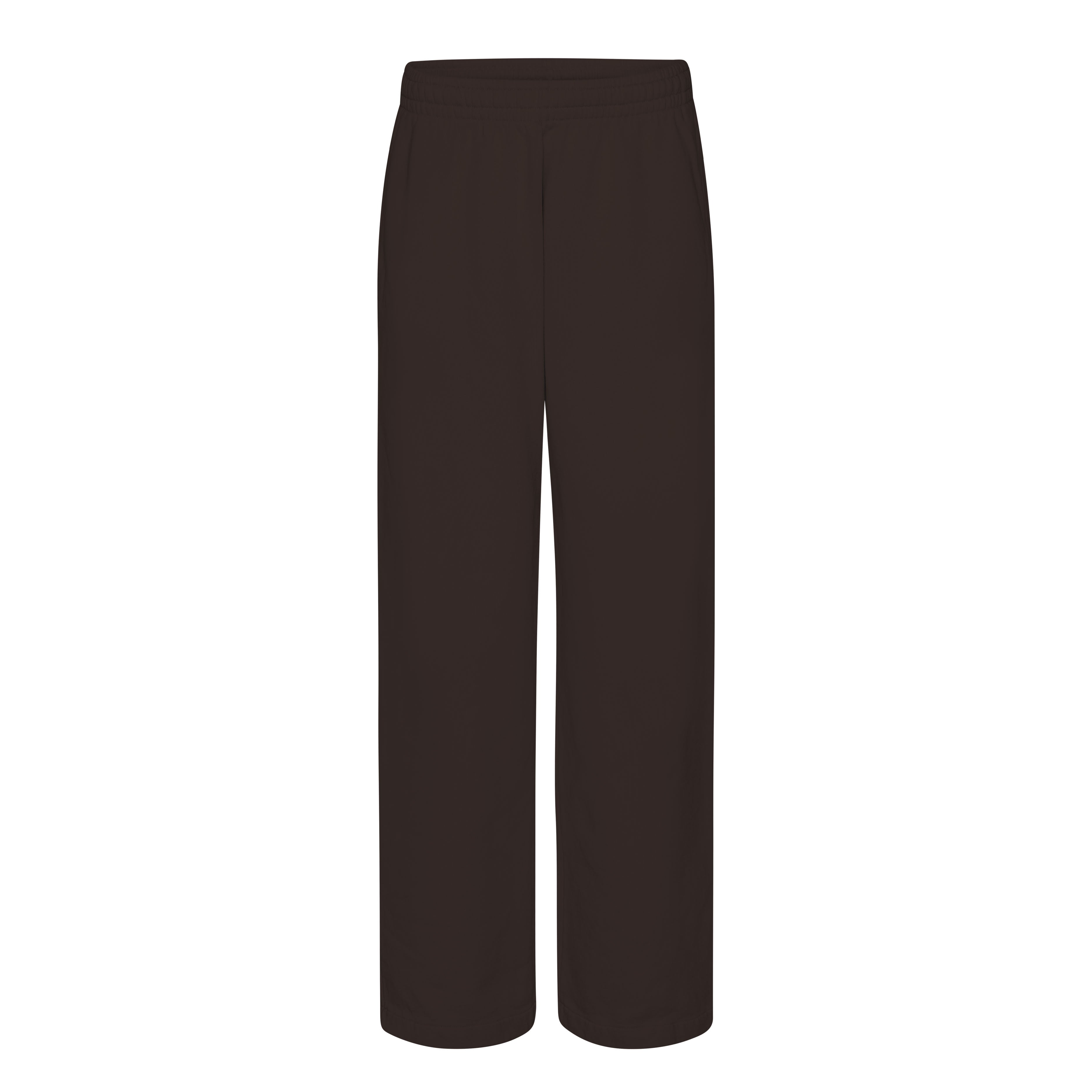 Organic Straight Leg Sweatpants Coffee Brown