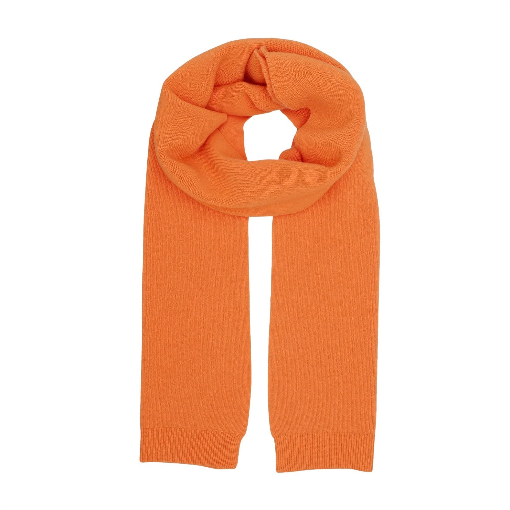 Merino Wool Scarf Burned Orange OS
