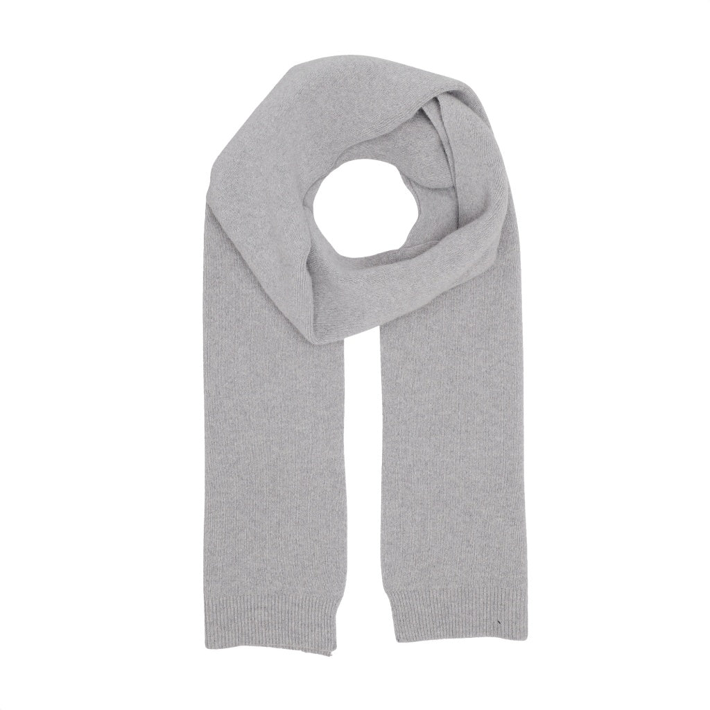 Merino Wool Scarf Heather Grey