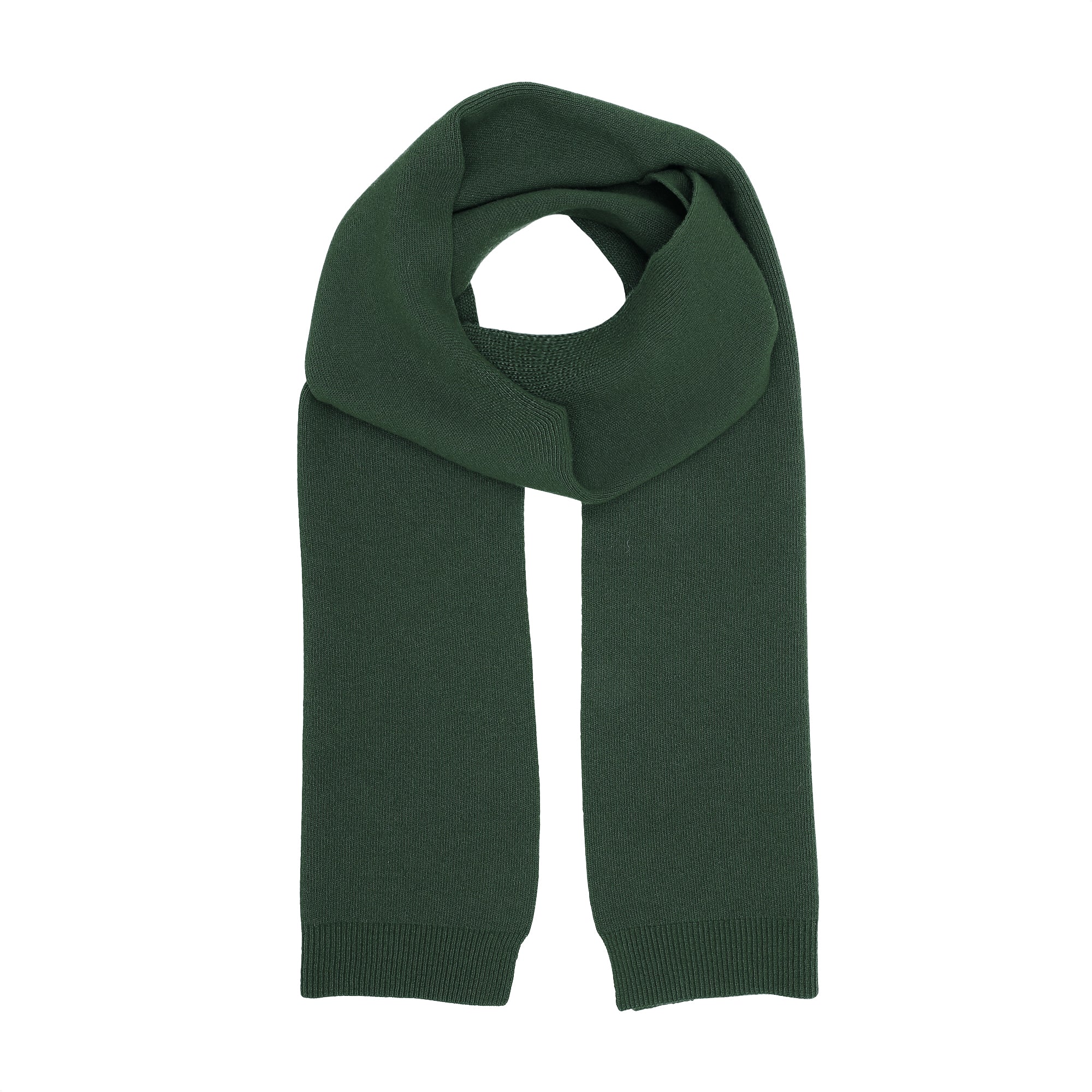 Merino Wool Scarf Emerald Green