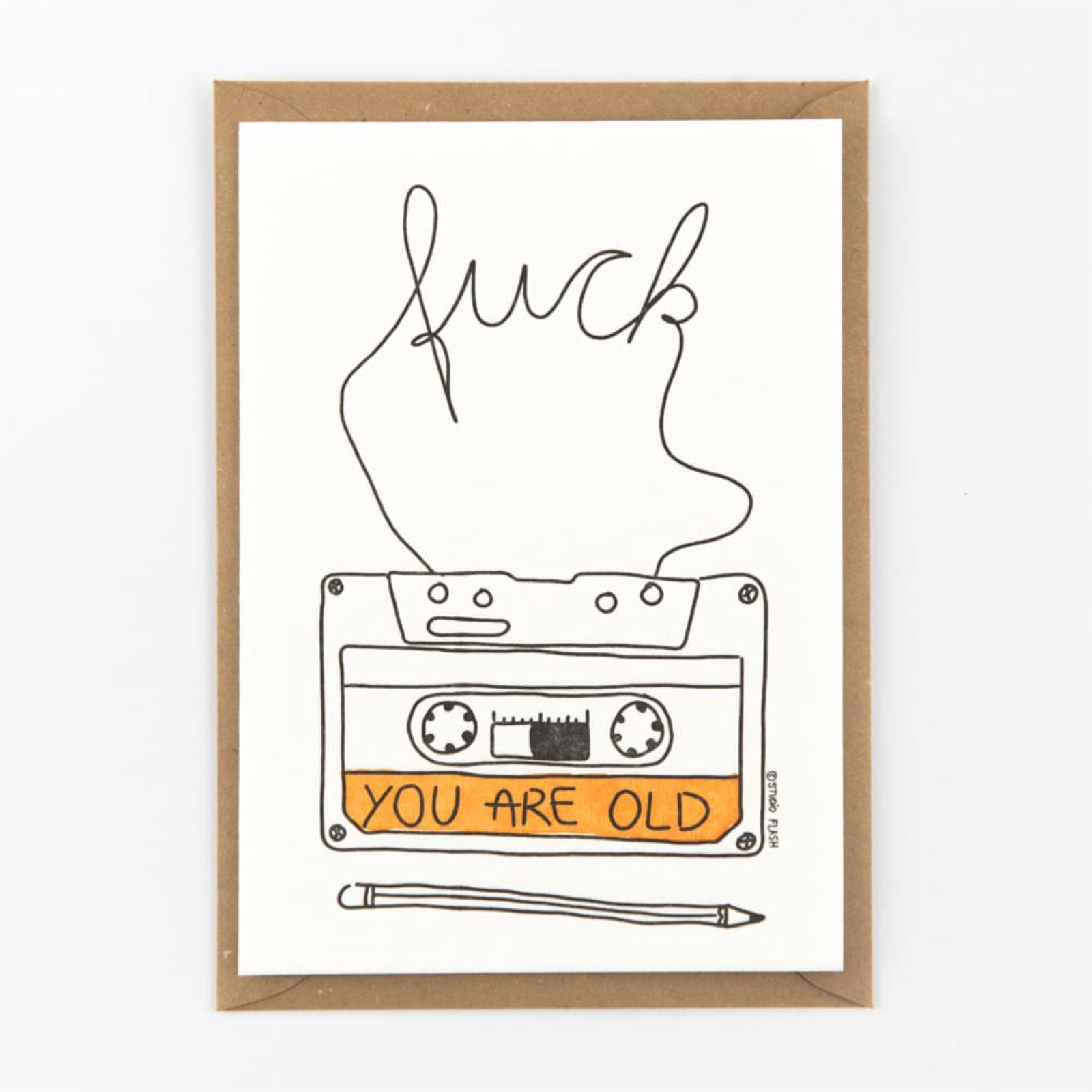 Cassette F*ck You're Old - Card