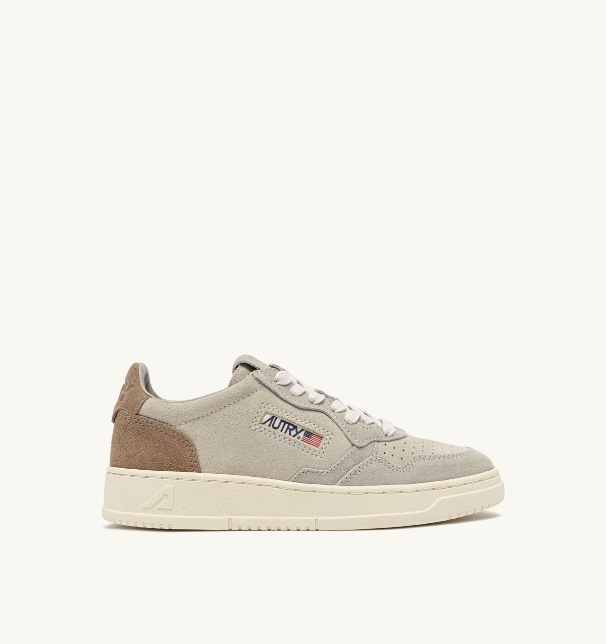 AUTRY Men Medalist TS37 - Tricolor/Suede Cigar/Papyrus/Pelican