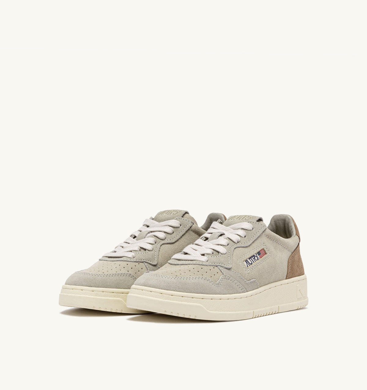 AUTRY Men Medalist TS37 - Tricolor/Suede Cigar/Papyrus/Pelican