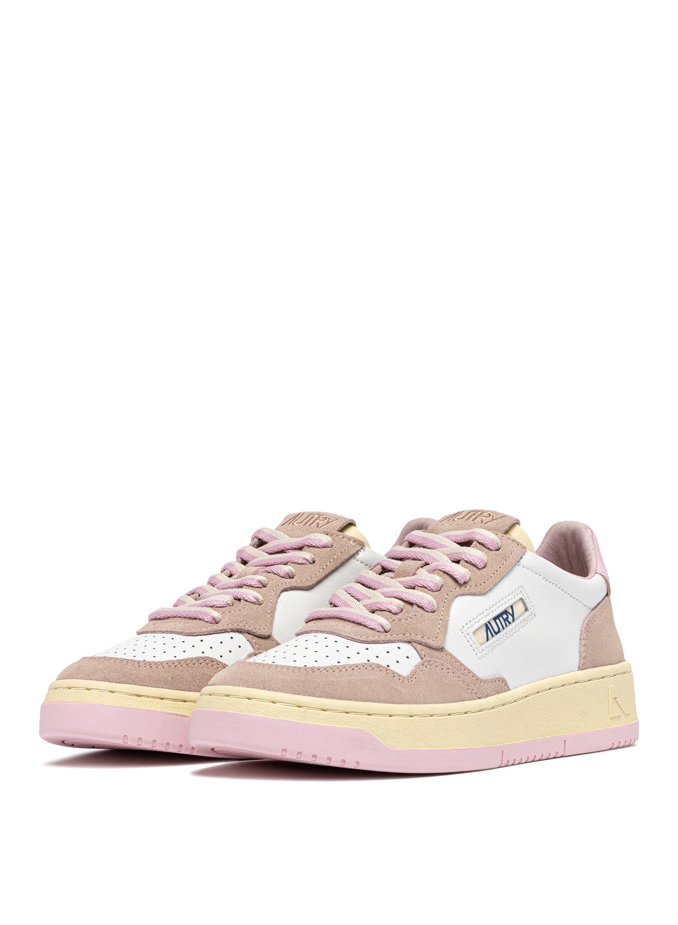 AUTRY Women Medalist BW01 Suede lilac/white
