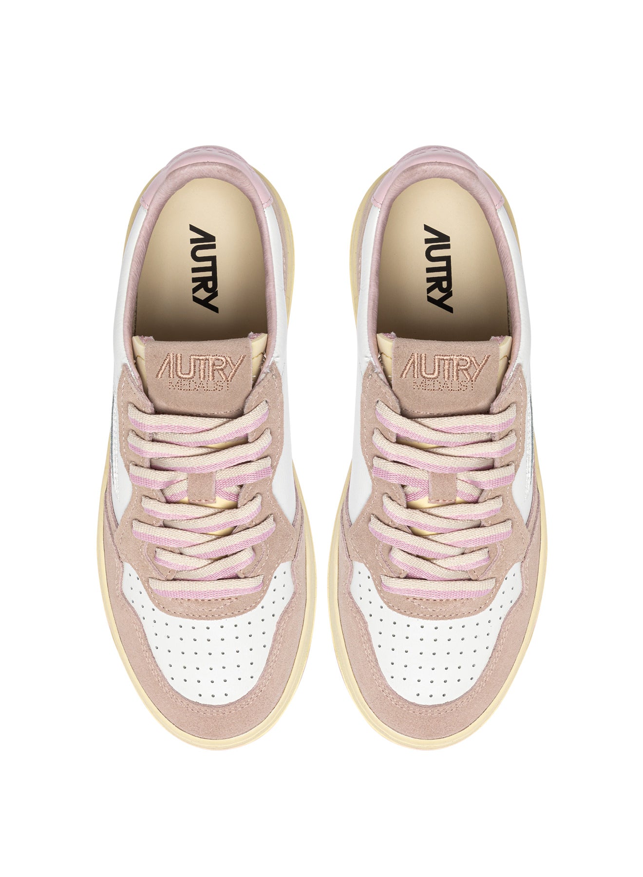 AUTRY Women Medalist BW01 Suede lilac/white