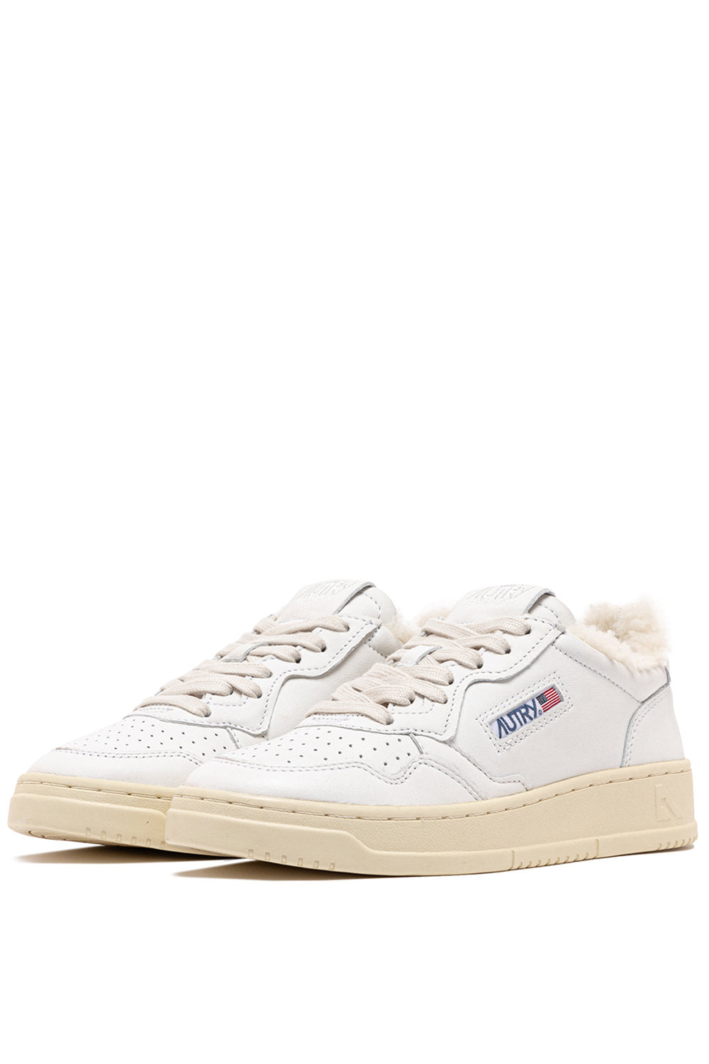 AUTRY Women Medalist SR01 - Goat/Shearling weiß