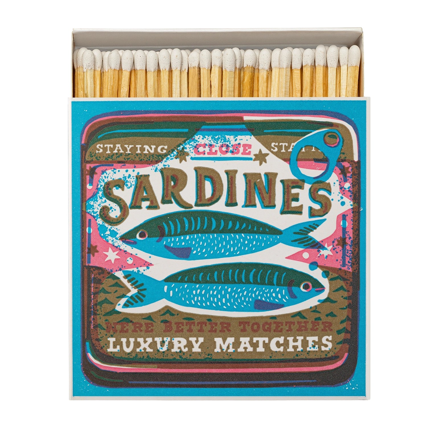 Safety Matches - Better Together Sardines by The Printed Peanut