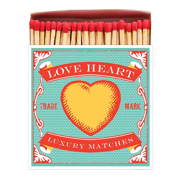 Safety Matches - Love Heart