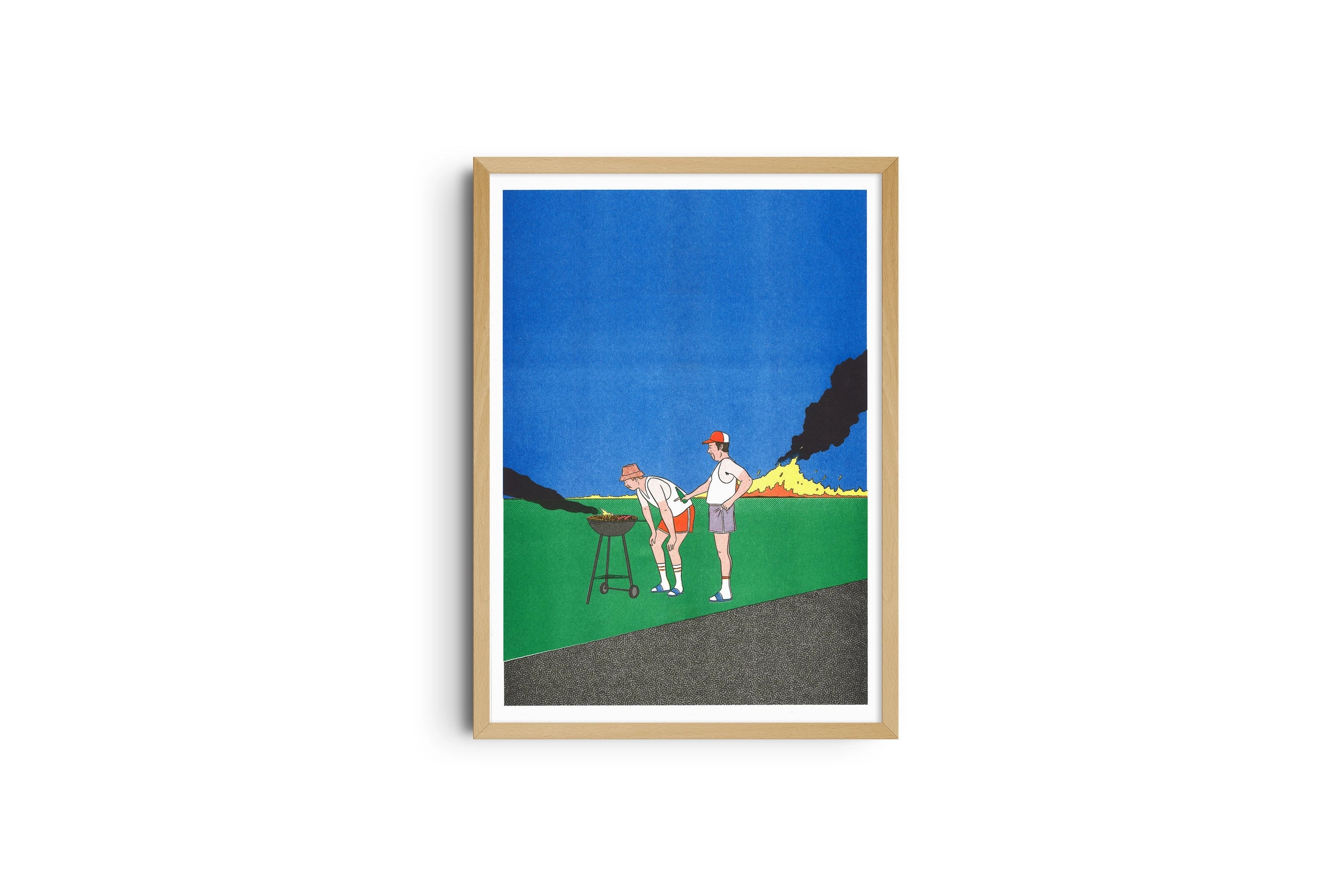 Simon Bailly Poster „Barbeuc"