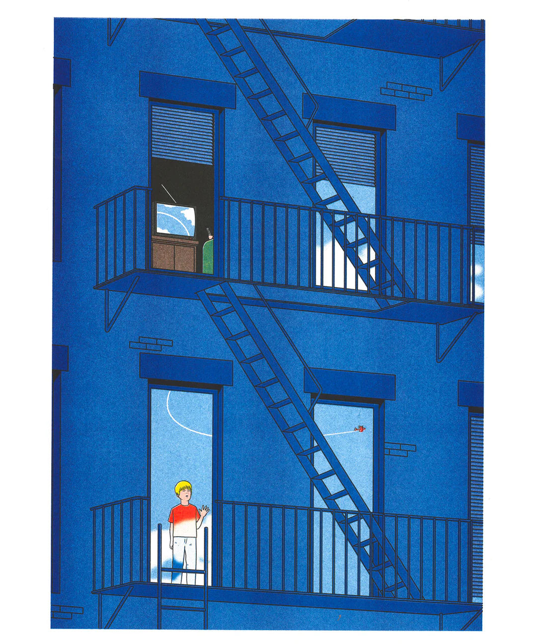 Simon Bailly Poster „Porco Rosso" Miyazaki-Kollektion