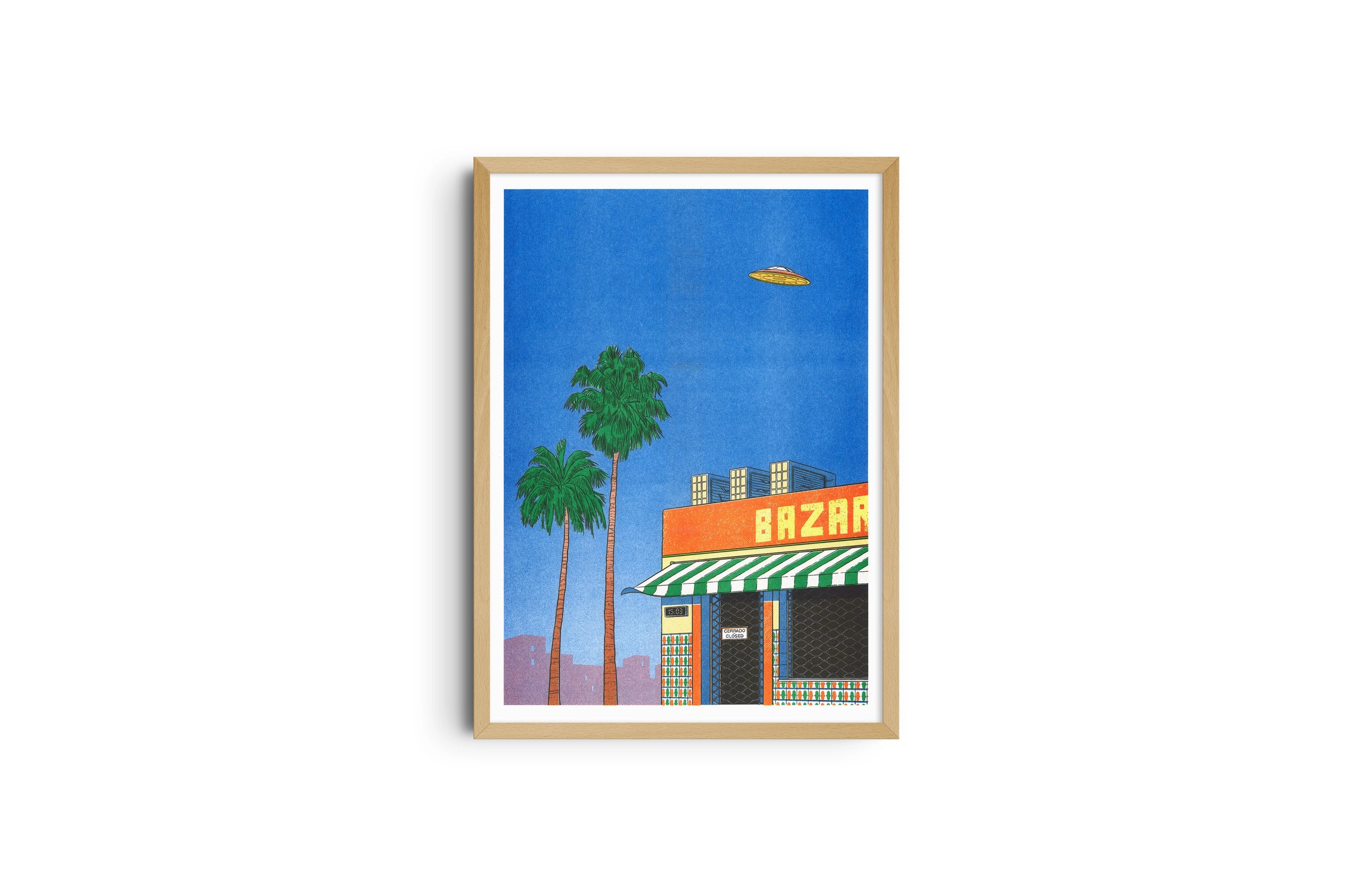 Simon Bailly Poster „Spain at 3pm"