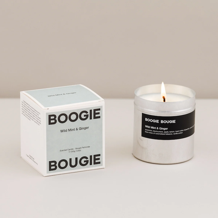 Scented Candle - Wild Mint & Ginger 250g