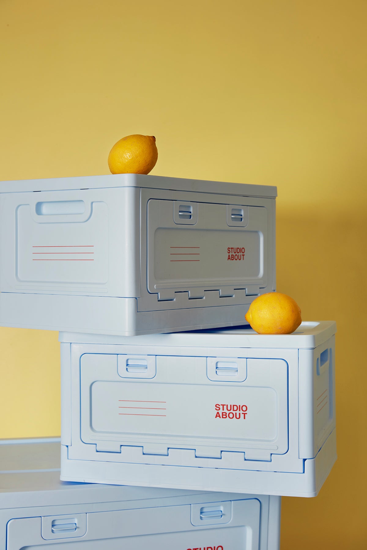 stapelbare Aufbewahrungsbox "Large Light Blue"