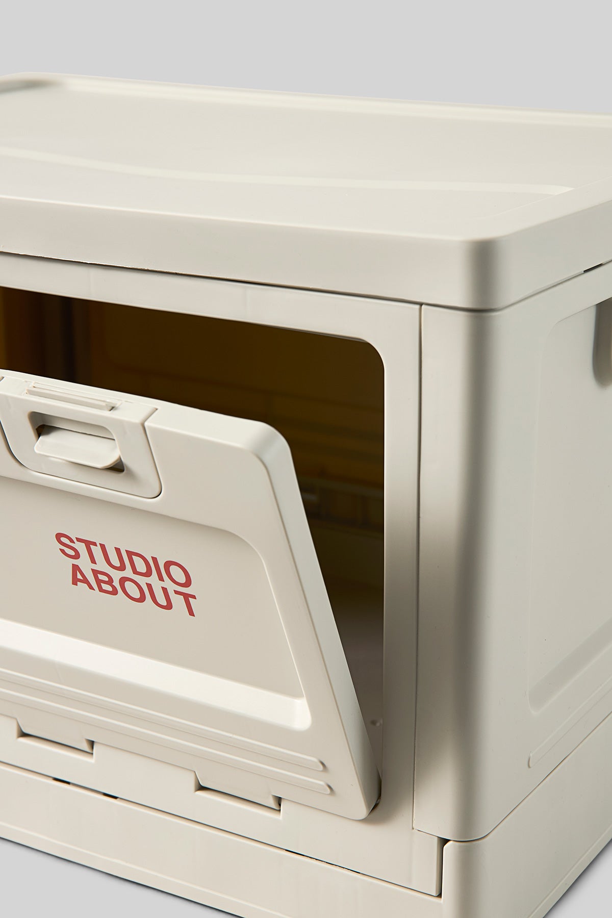 stapelbare Aufbewahrungsbox "Medium Light Grey"