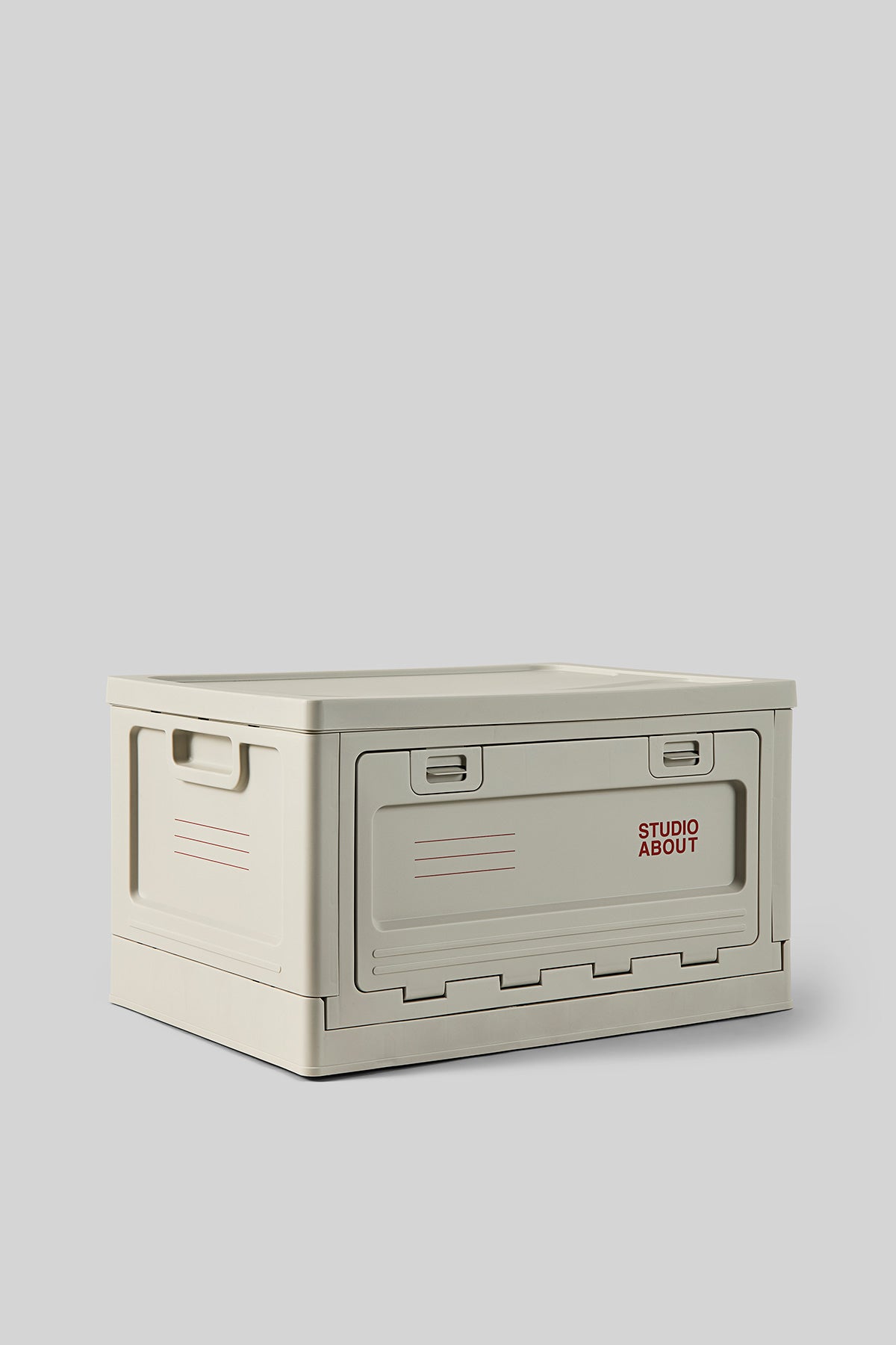 stapelbare Aufbewahrungsbox "Large Light Grey"