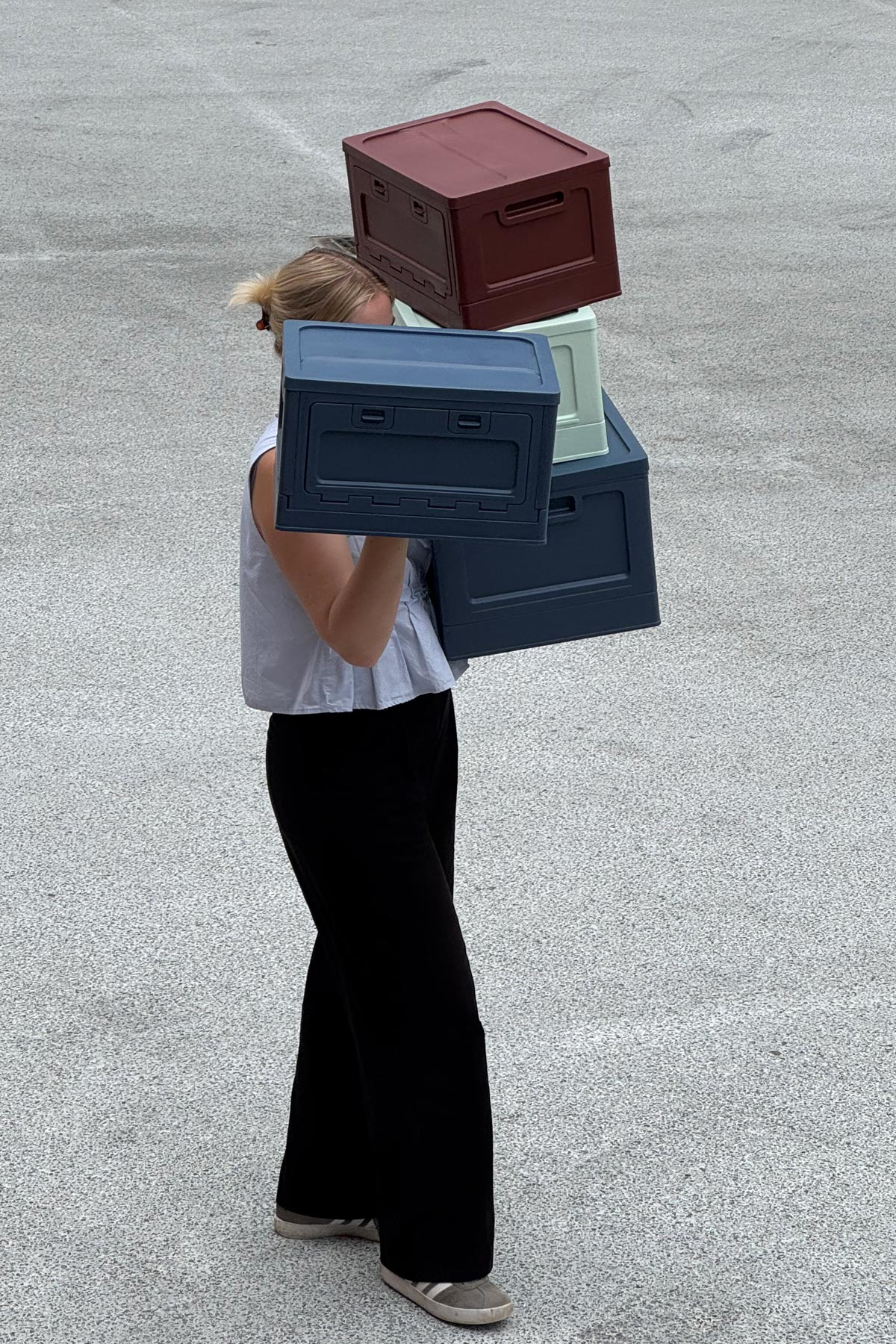 stapelbare Aufbewahrungsbox "Large Mint"
