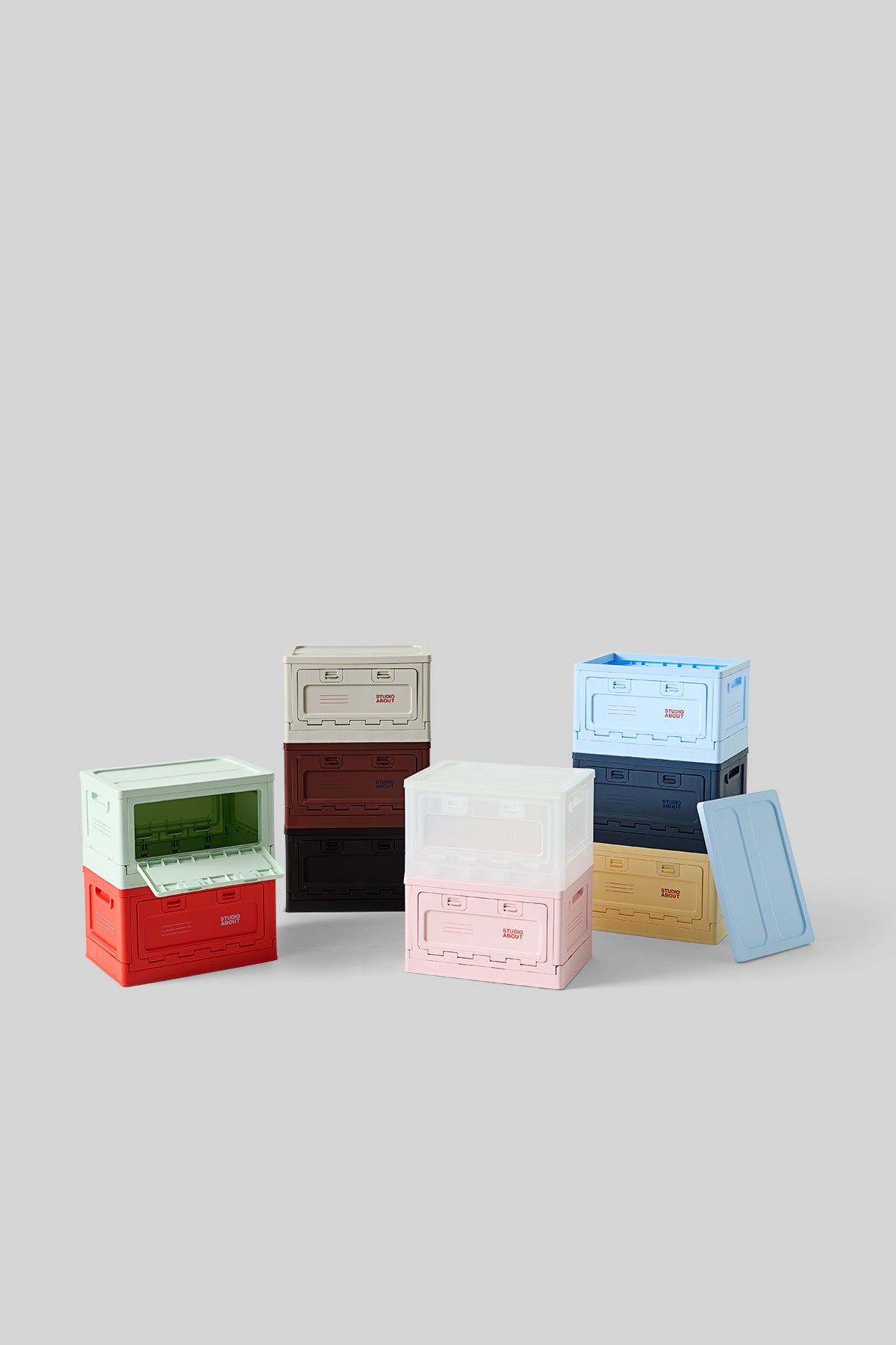stapelbare Aufbewahrungsbox "Medium Rose"