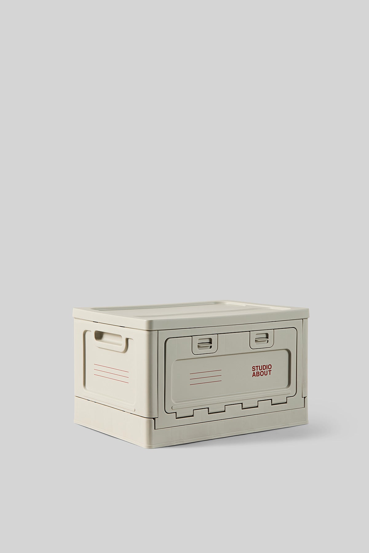 stapelbare Aufbewahrungsbox "Medium Light Grey"