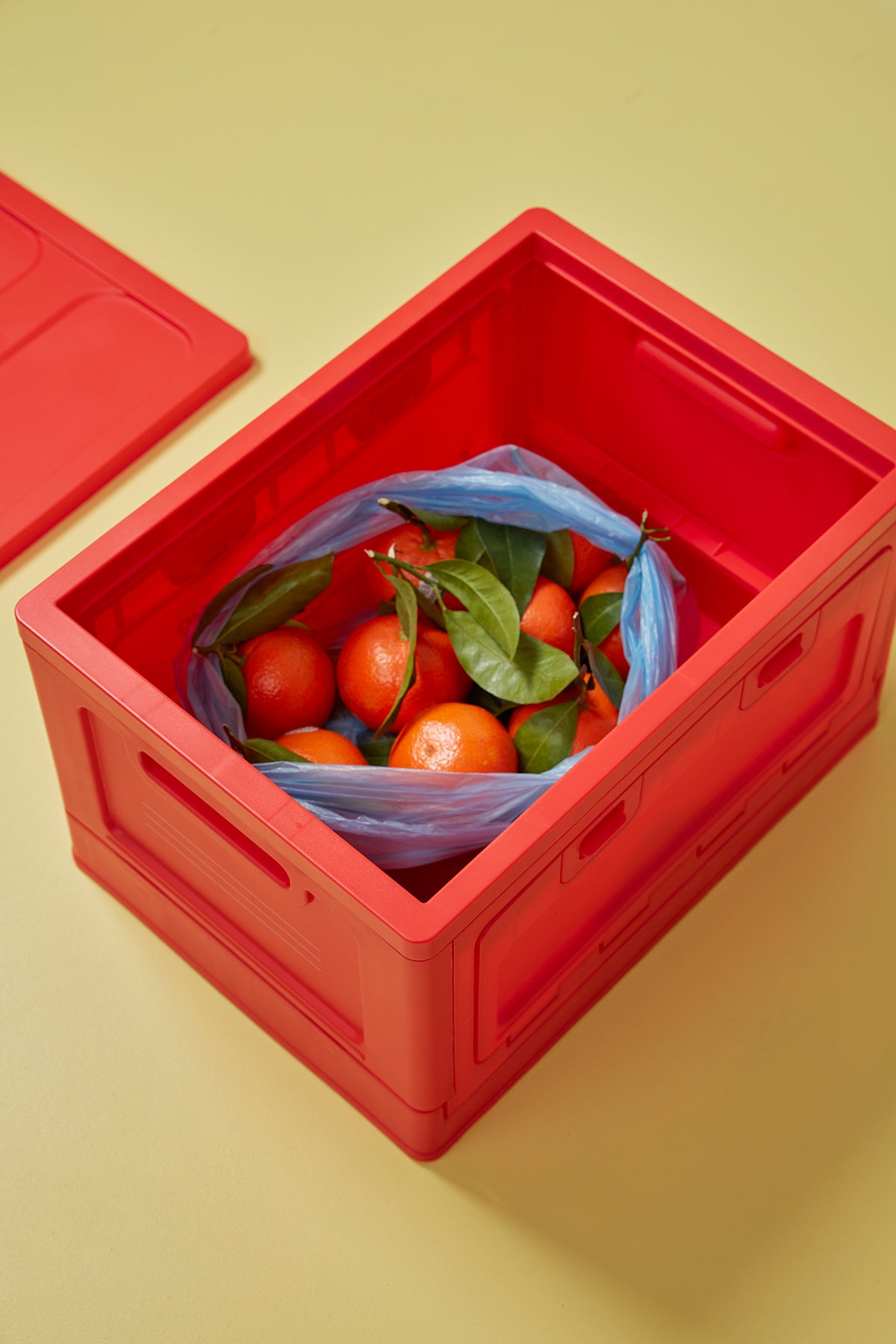 stapelbare Aufbewahrungsbox "Medium Red"