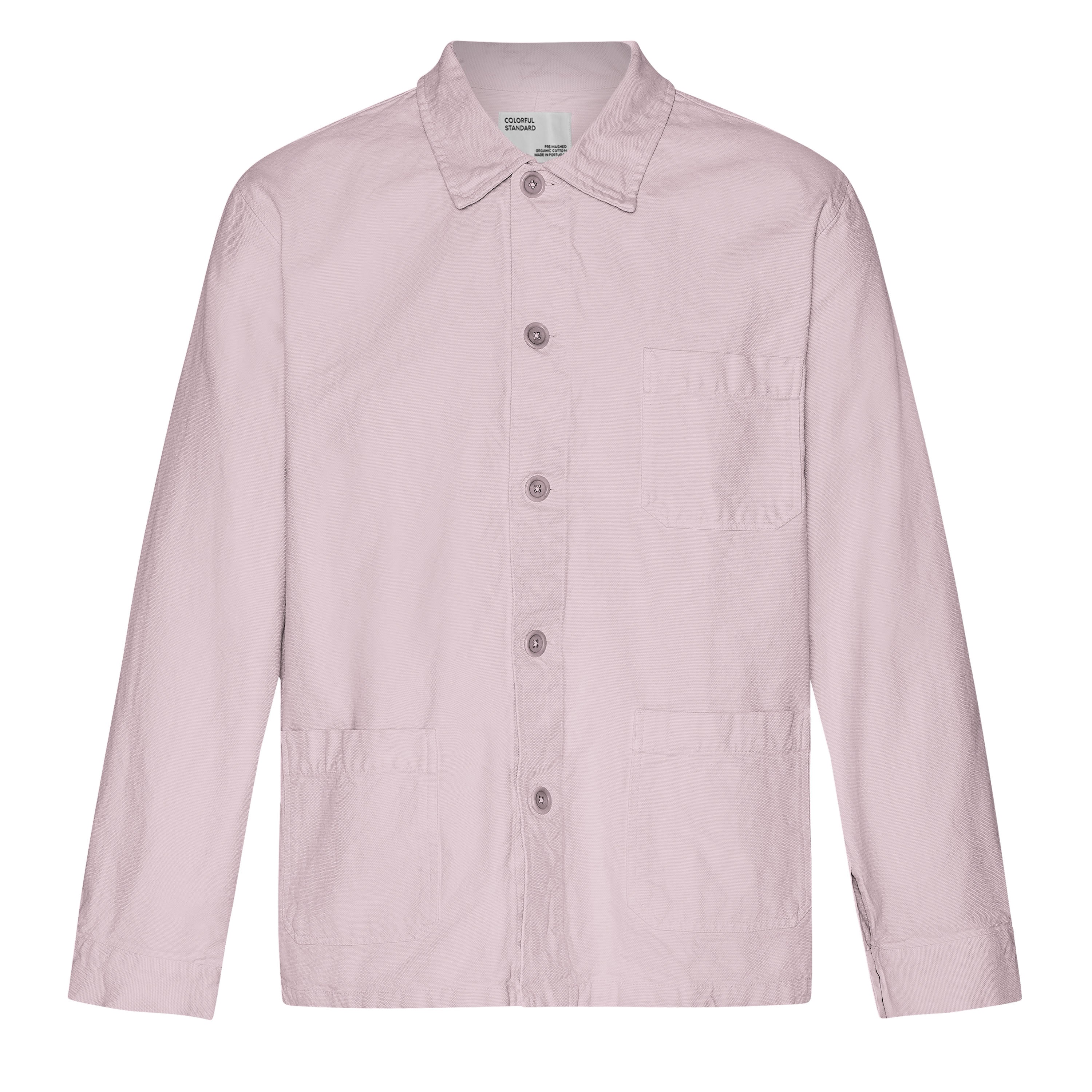 Organic Worker Jacket Faded Pink