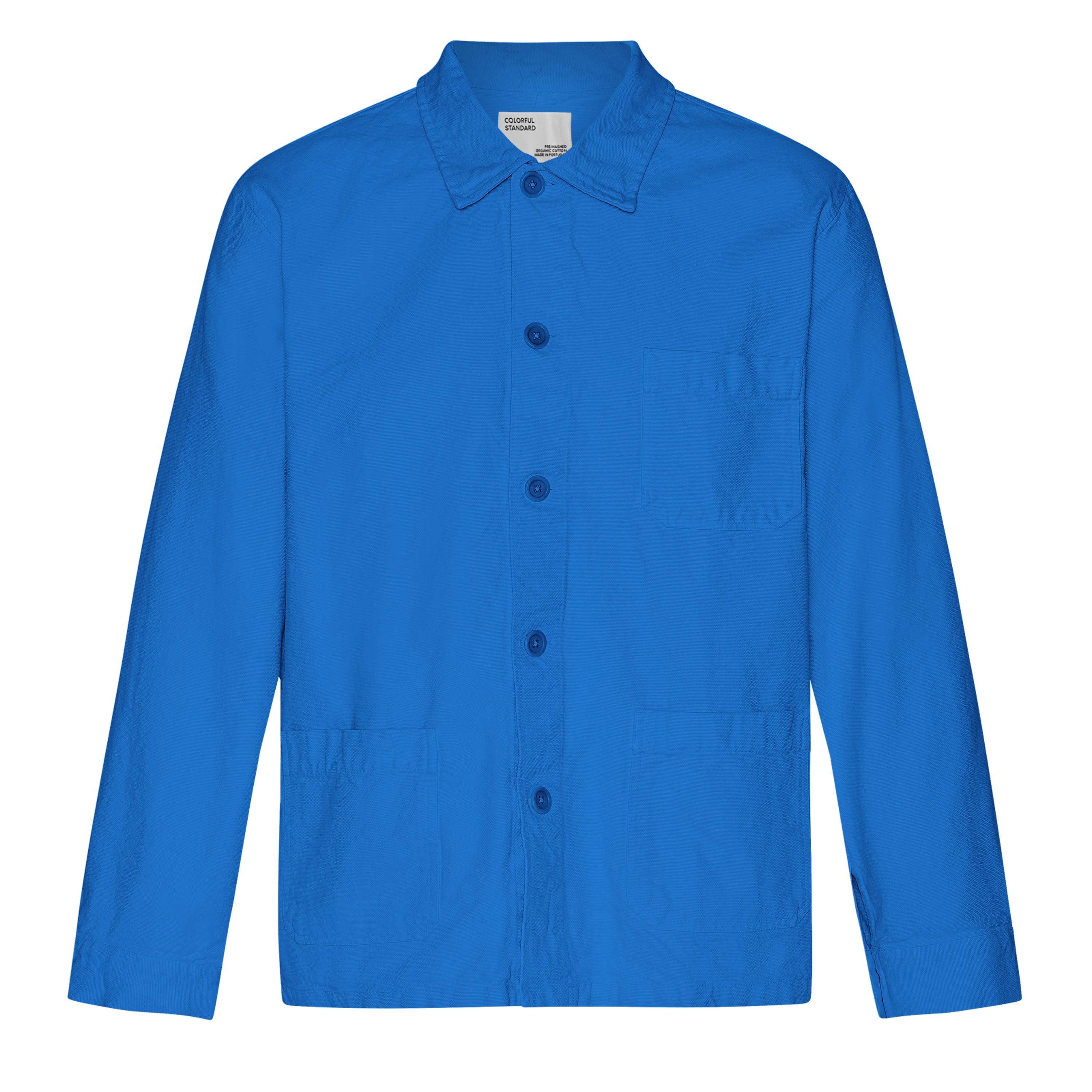 Organic Worker Jacket Pacific Blue