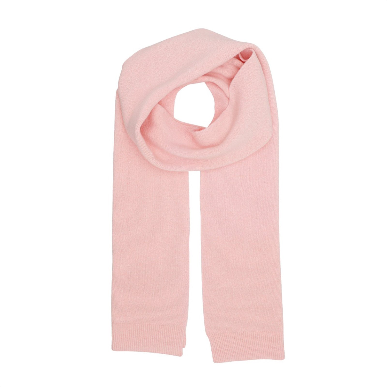 Merino Wool Scarf Faded Pink