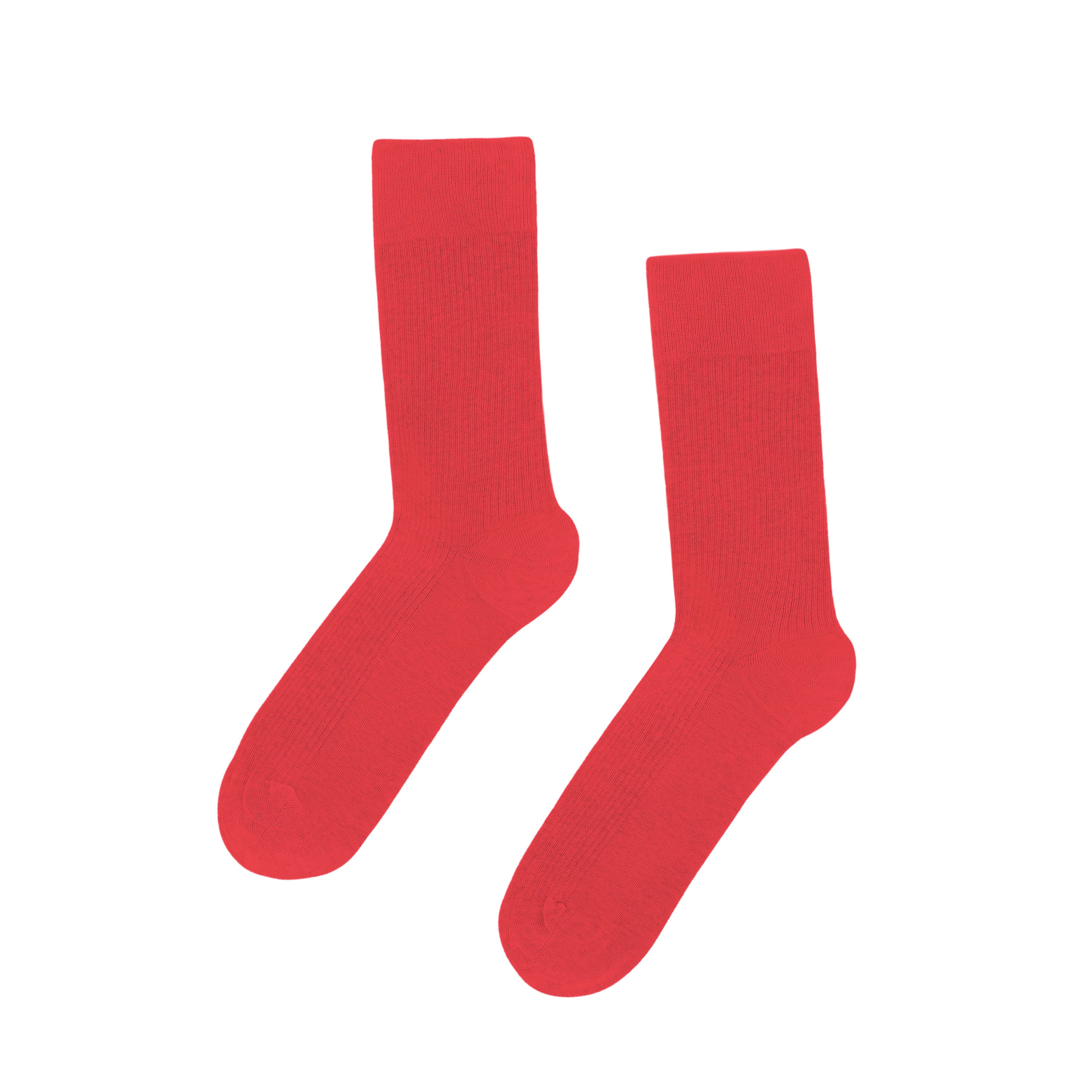Organic Sock Red Tangerine One Size