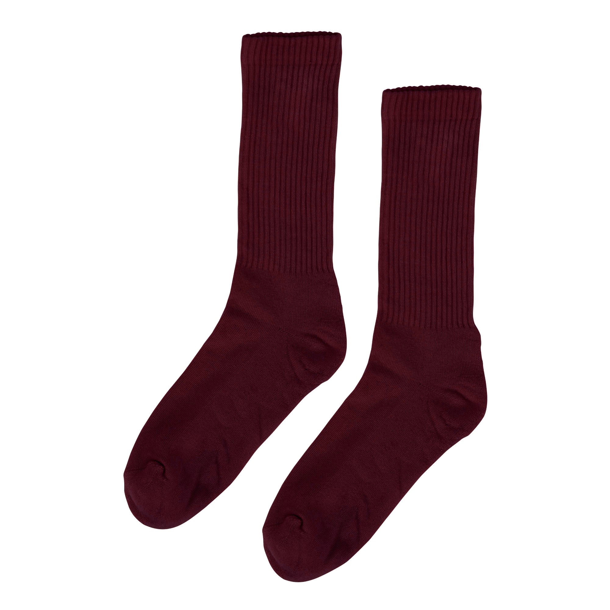 Active Organic Sock - oxblood red