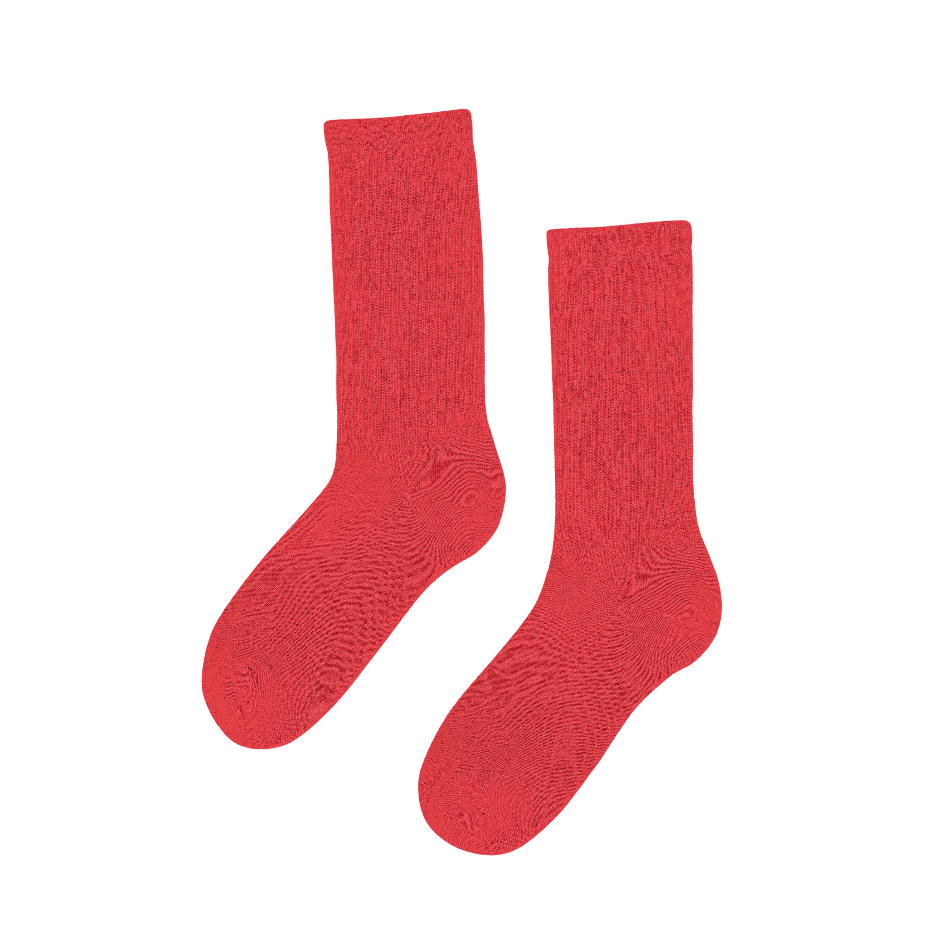 Active Organic Sock - Red Tangerine
