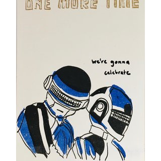 Daft Punk - One More Time - Card