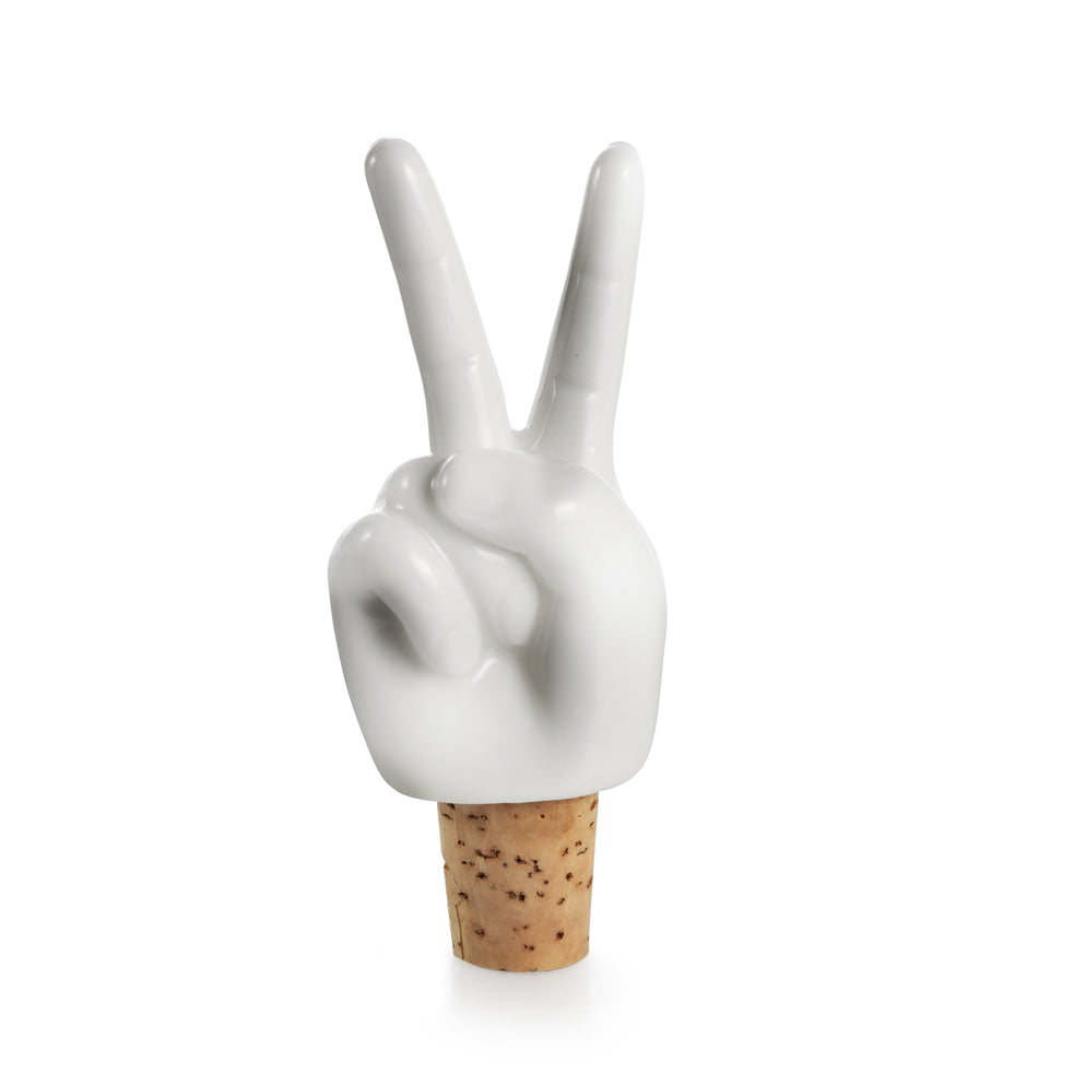 Flaschenverschluß Peace Hands