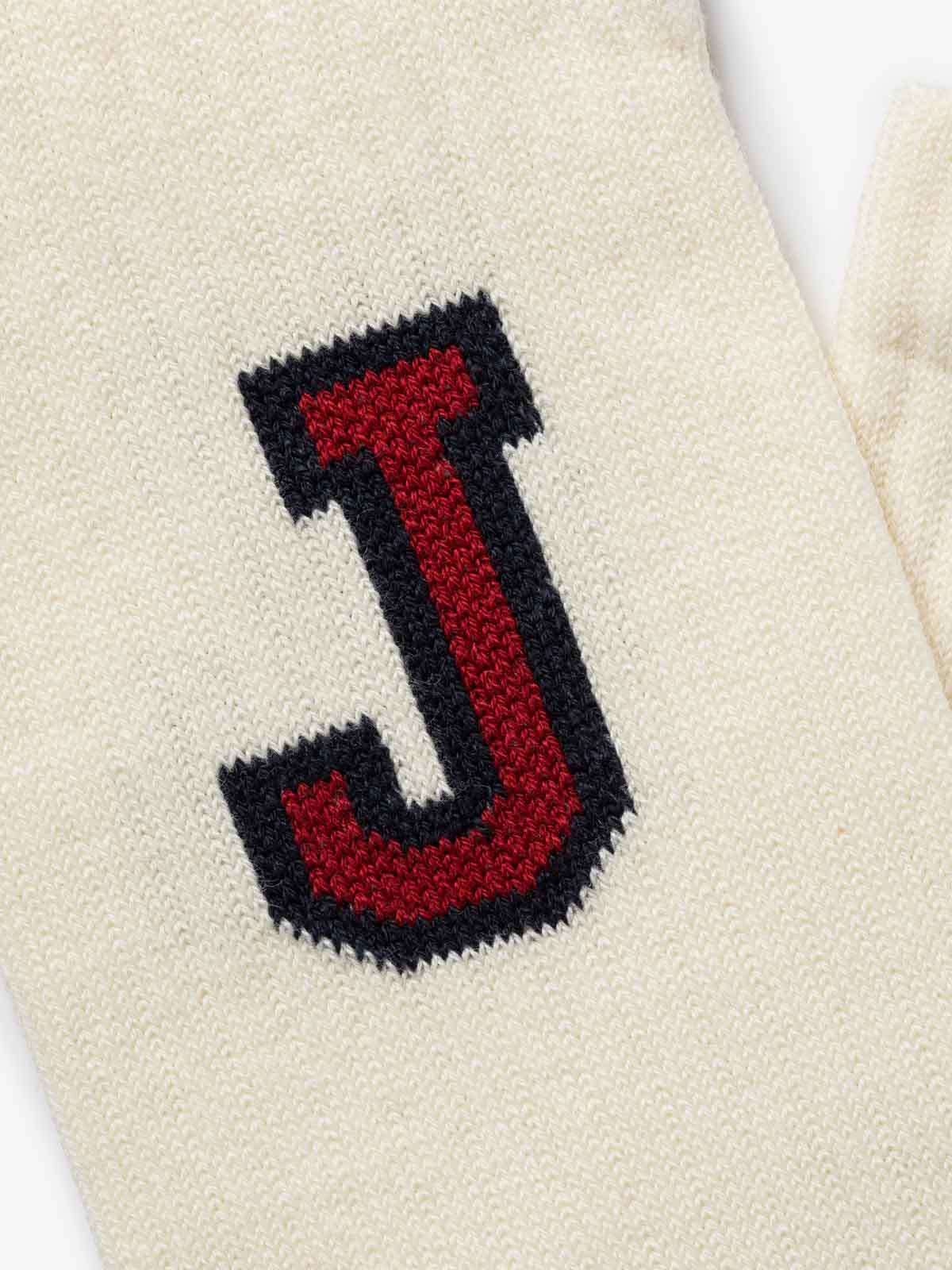 Jake Letters Royalties Paris JAKE Ivoire – Personalisierte Herren-Socke mit ...