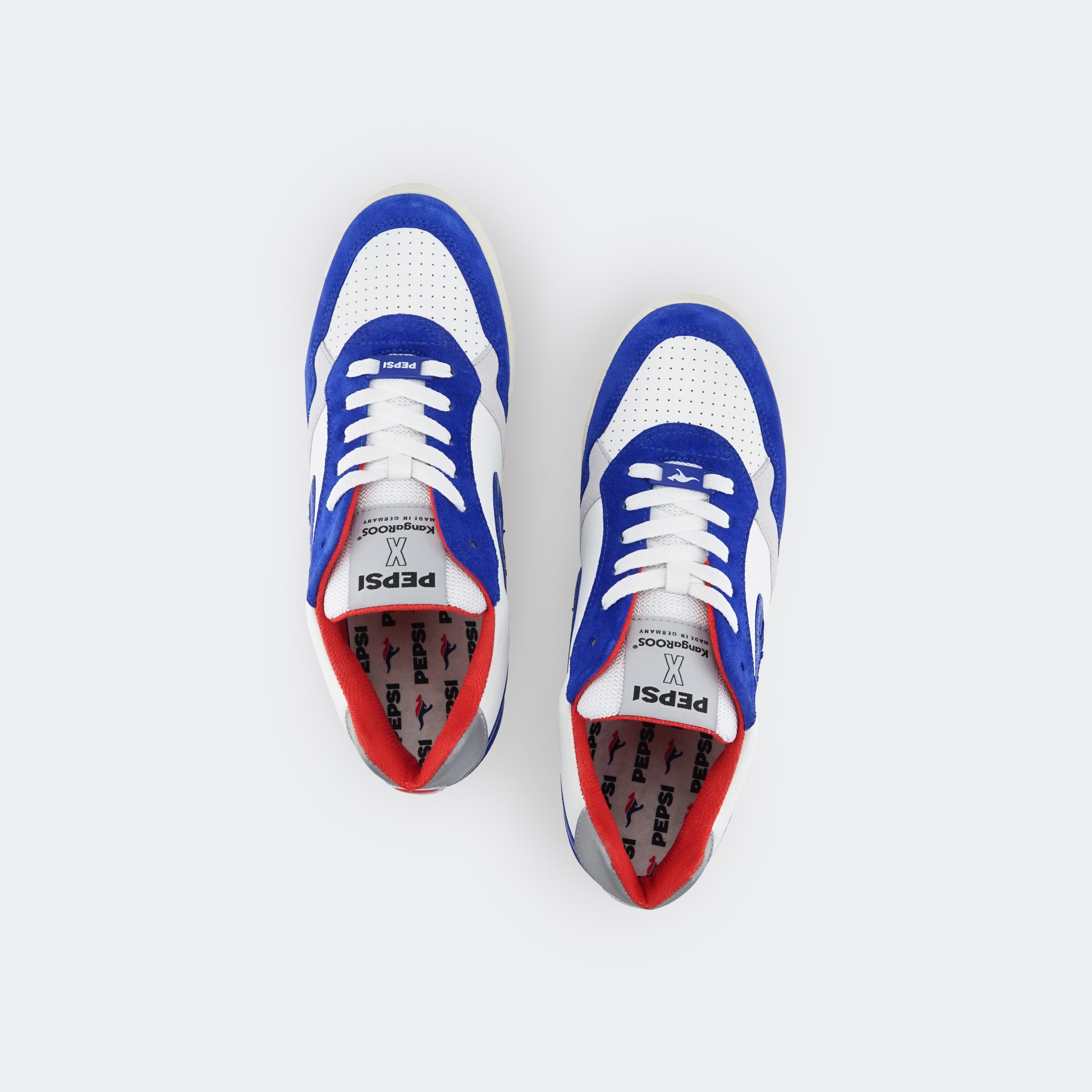 KangaROOS x PEPSI white/blue/red