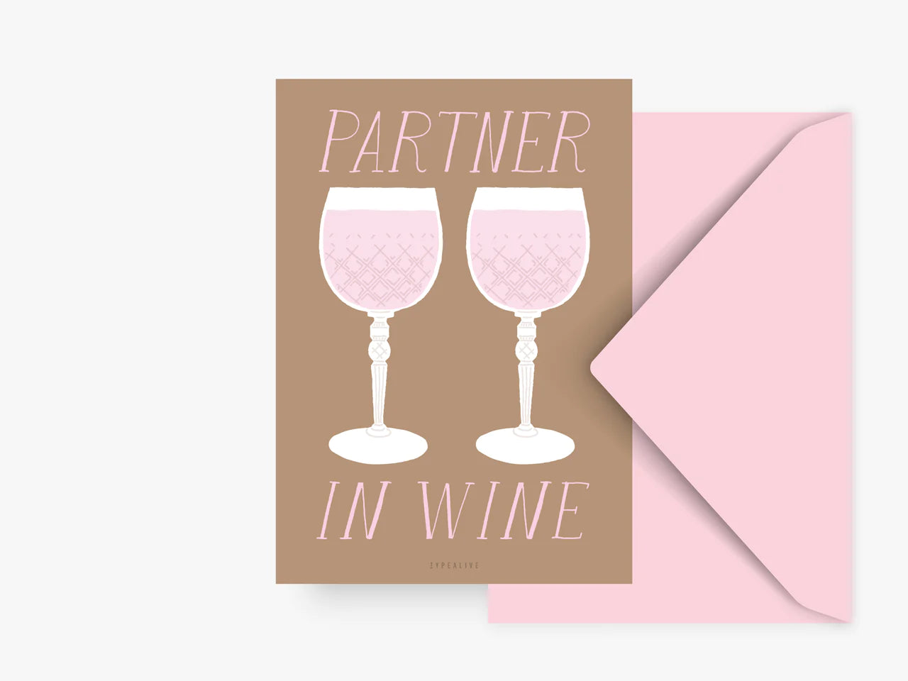 Partner In Wine - Postkarte