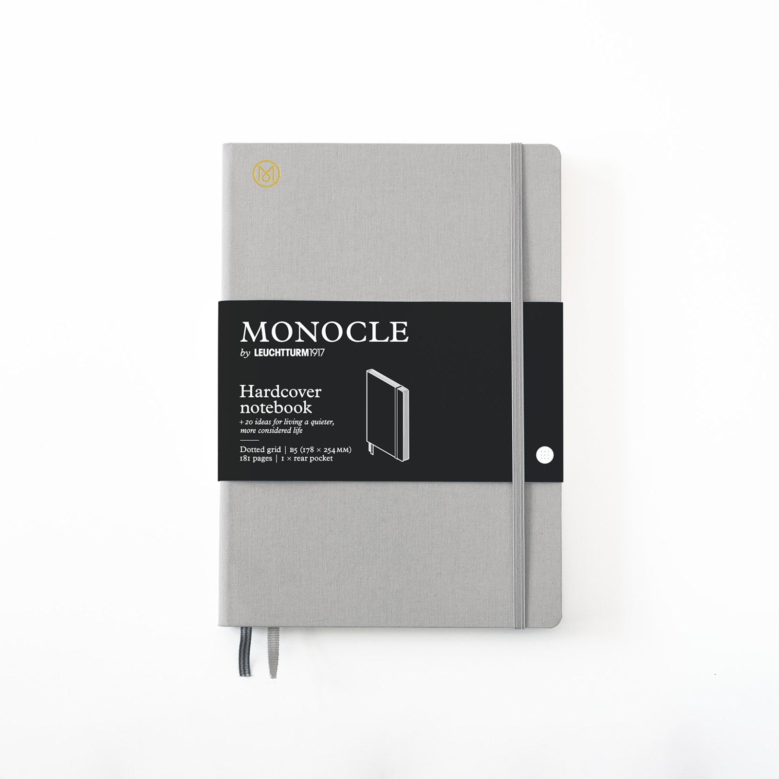 Hardcover Notizbuch B5 Hellgrau
