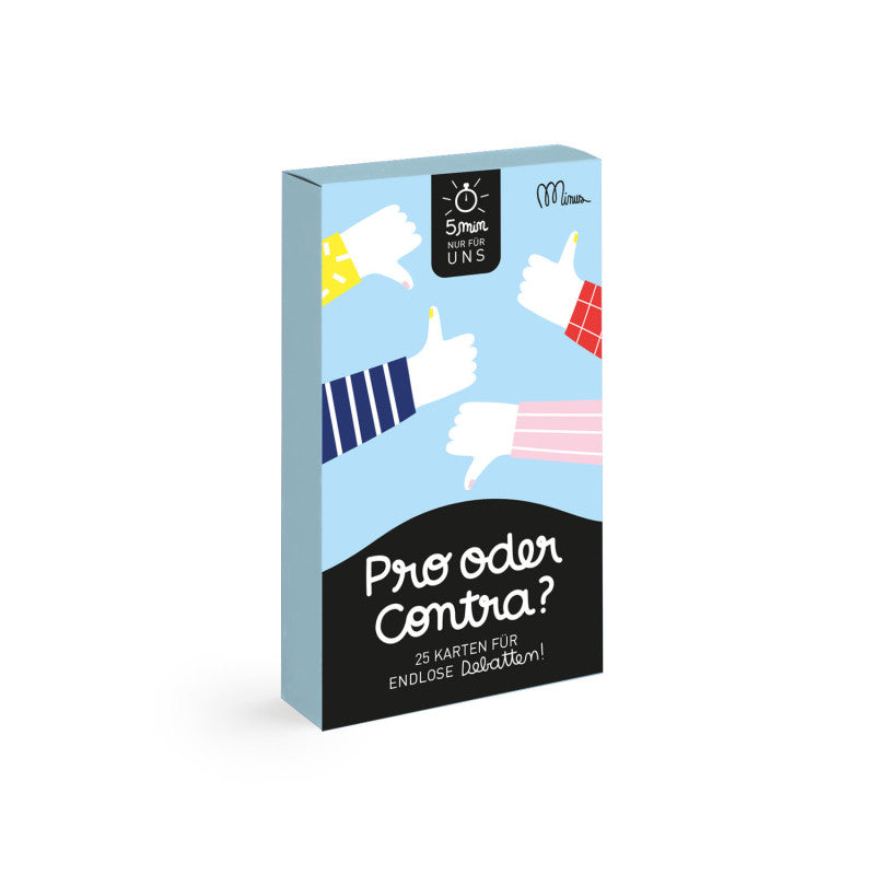 Pro oder Contra? – Kartenspiel