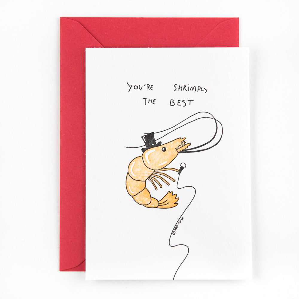 You're shrimply the best - Card