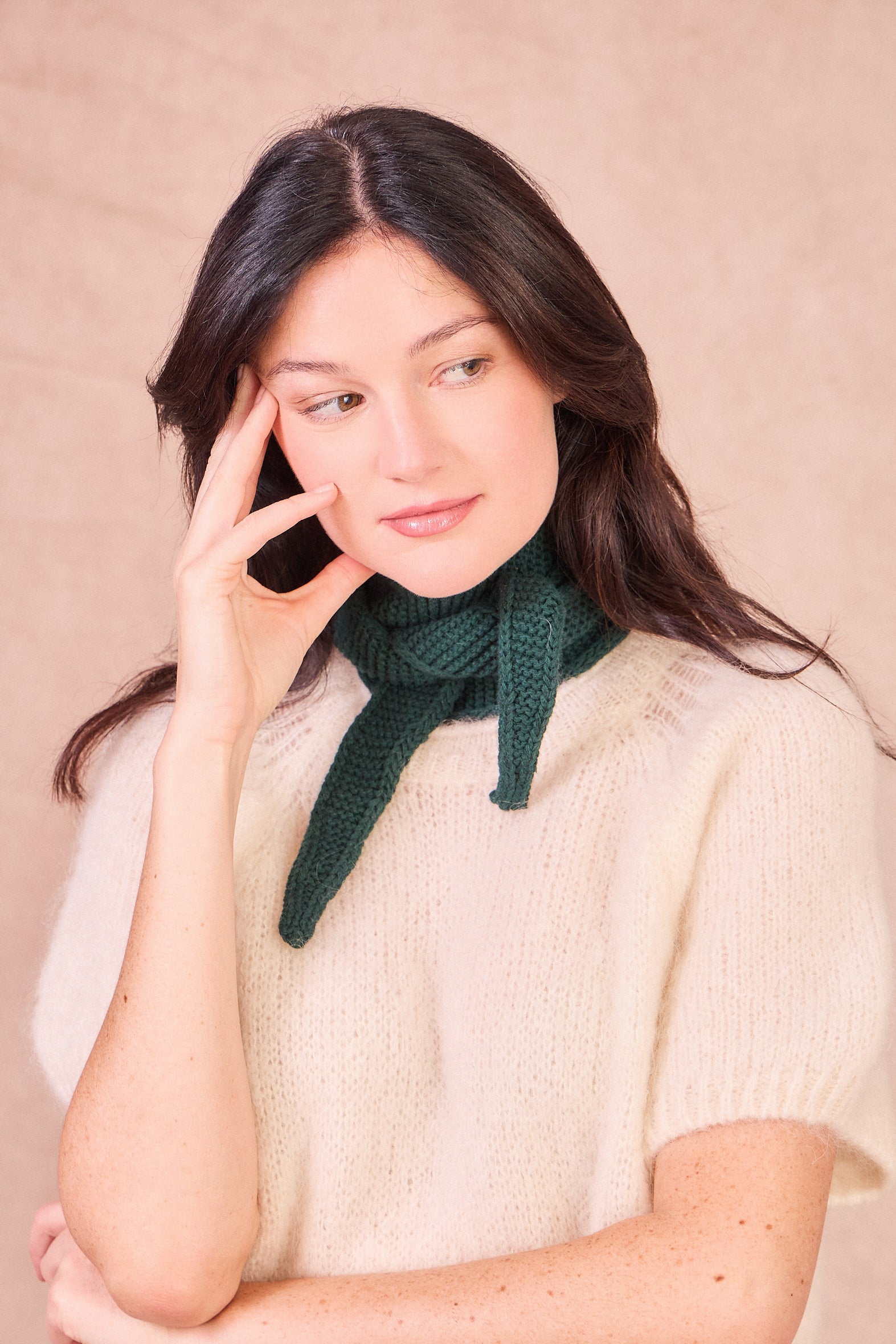Sophie Scarf - dark green