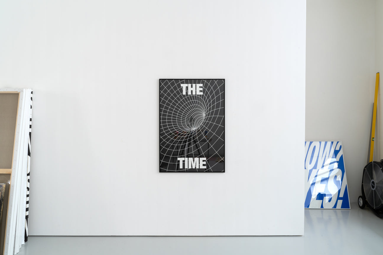 Siebdruck - THE TIME 70 x 100 cm