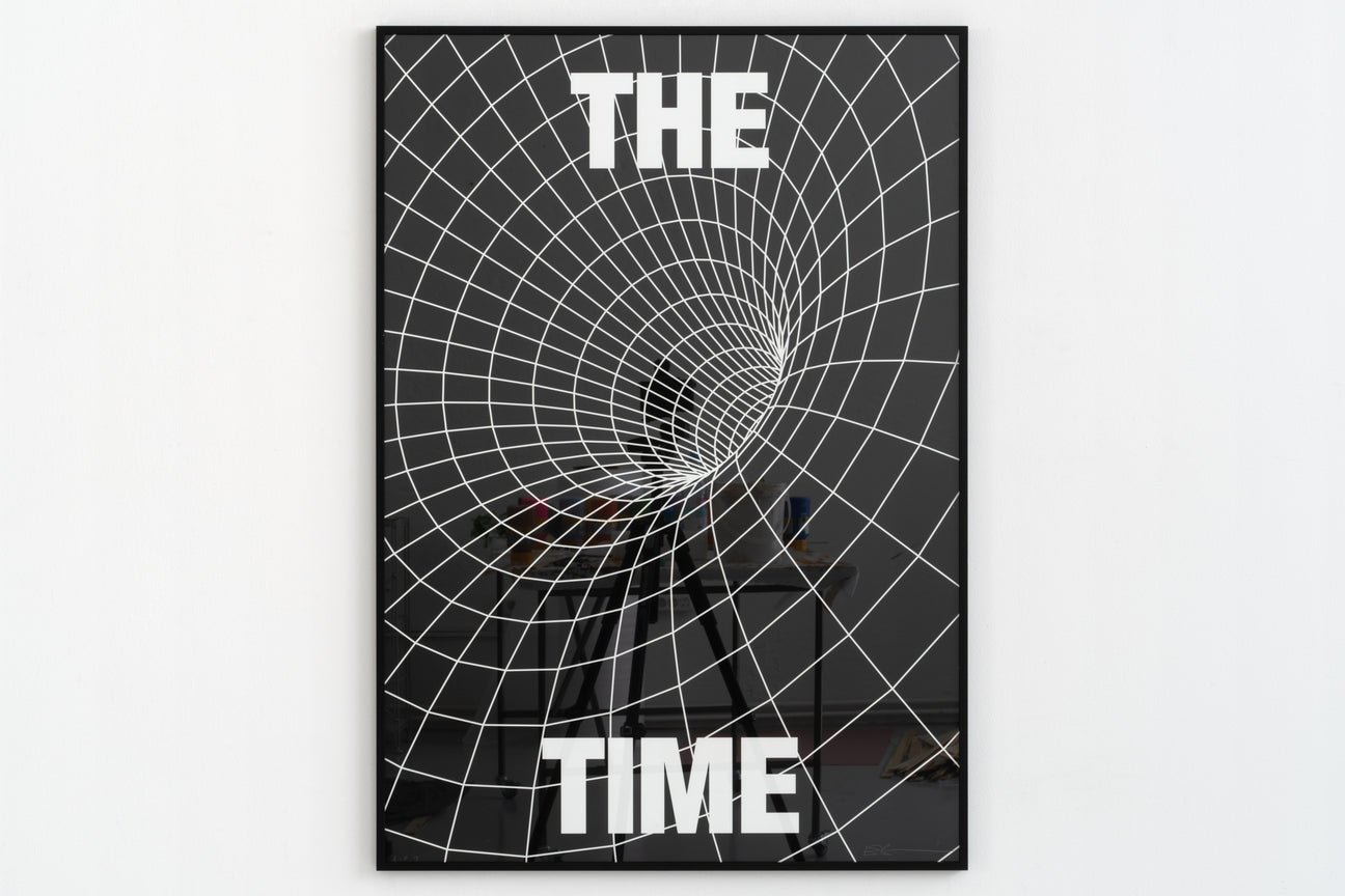 Siebdruck - THE TIME 70 x 100 cm