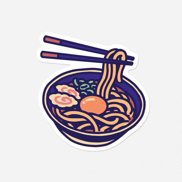 Udon bowl - Vinyl-Sticker