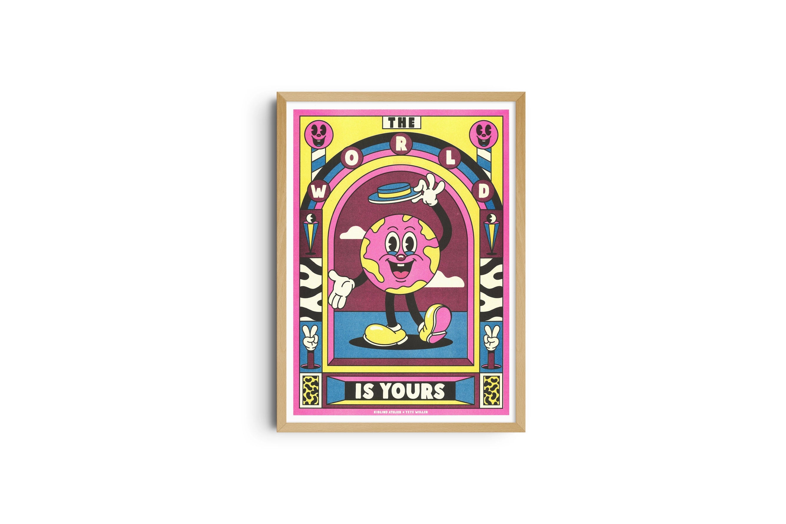 Yeye Weller Poster „Nas – The World is Yours"
