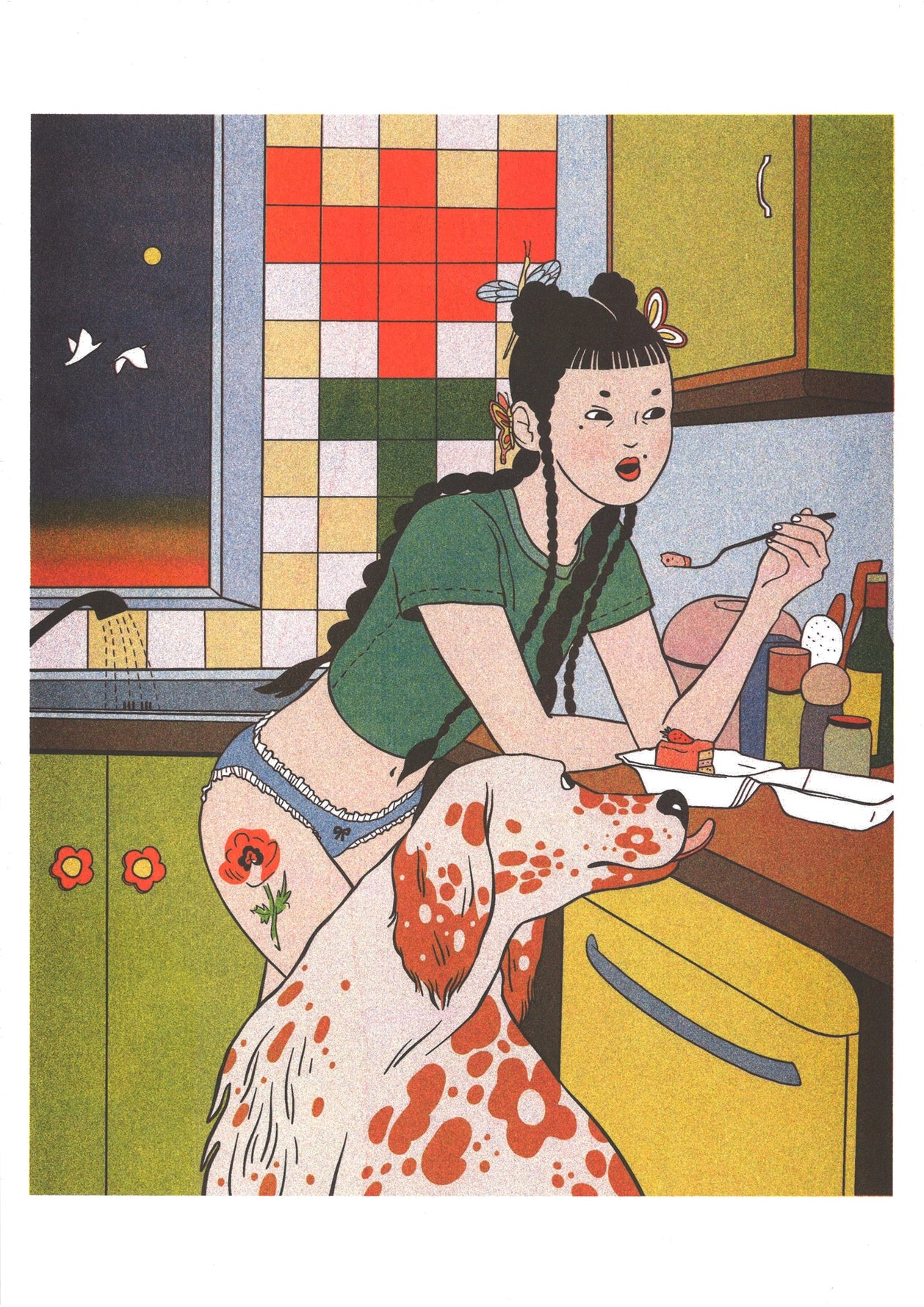 Sunny Wu Poster „Midnight Snacks"