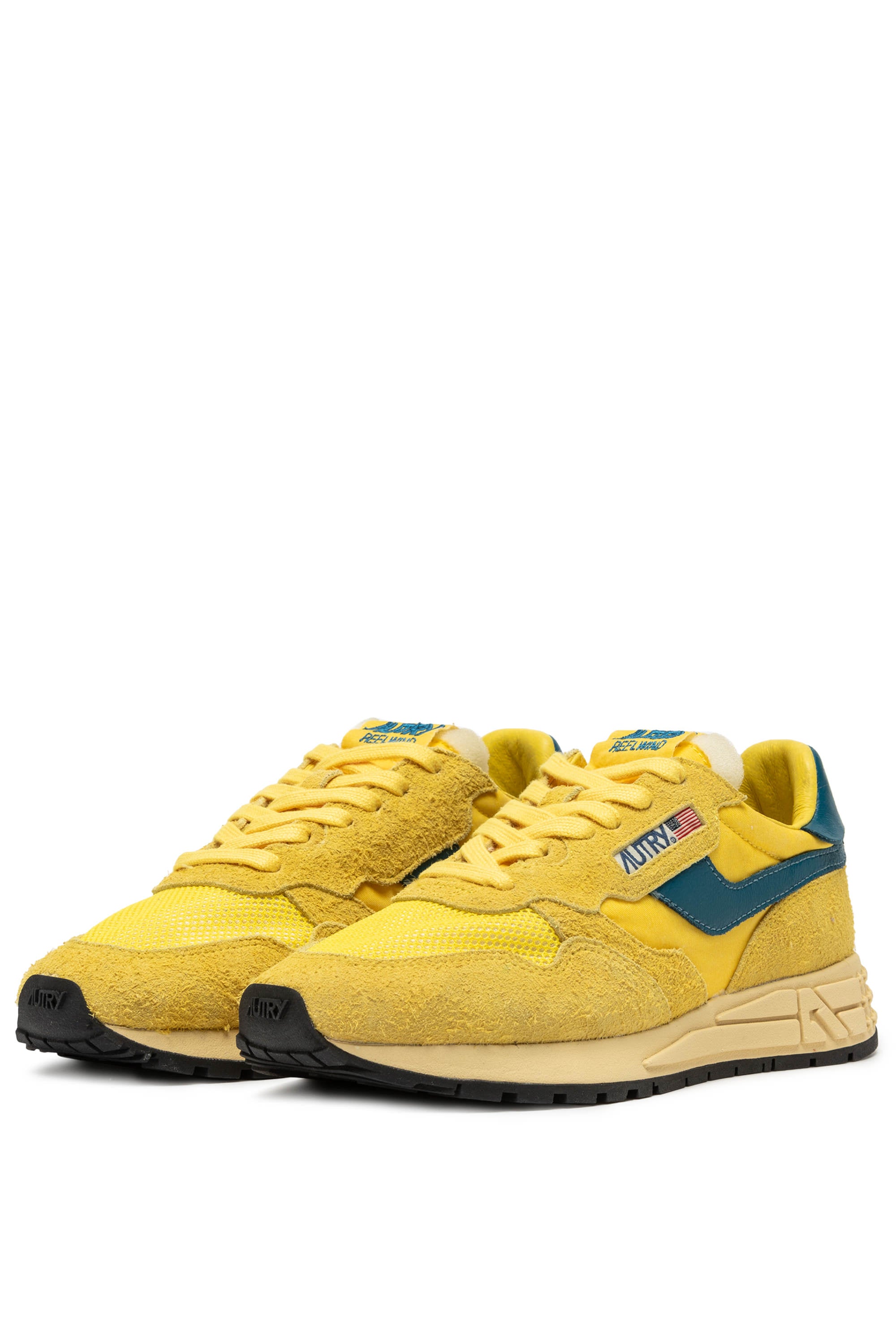 AUTRY Women Reelwind UT03- Leder/net yellow/corsair