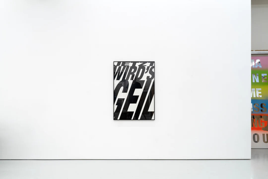Siebdruck - JETZT WIRD'S GEIL 70 x 100 cm