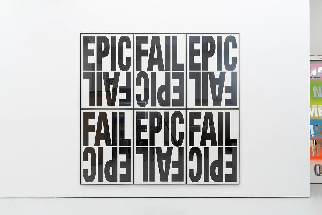 Siebdruck - EPIC FAIL Black/White 2023 70x100 (one sheet)