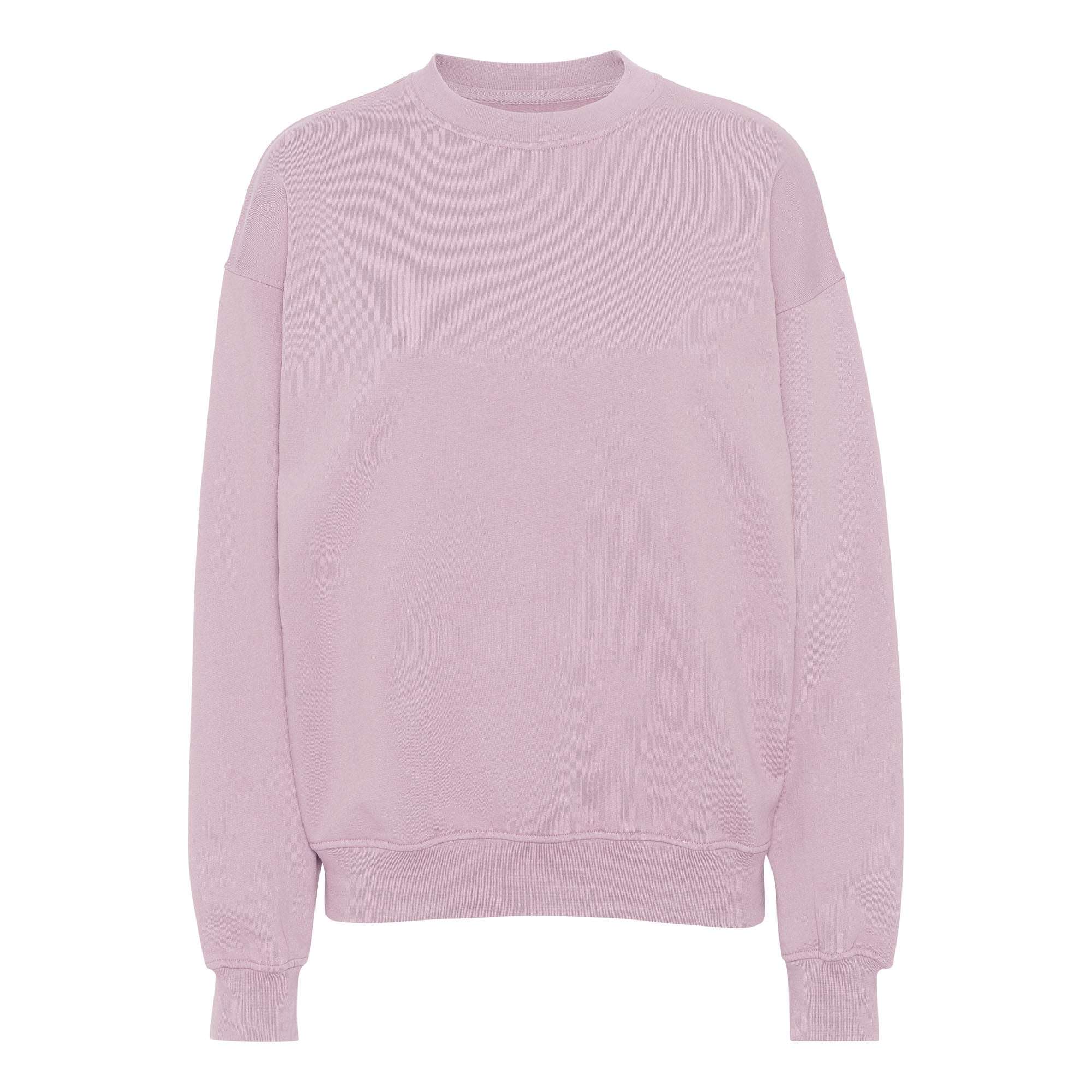 Organic Oversized Crew - faded pink