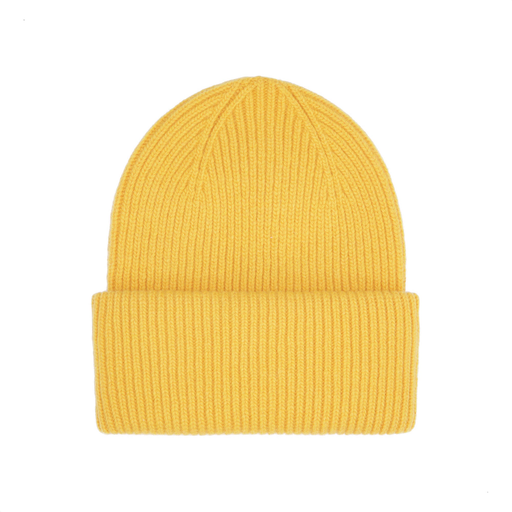 Merino Wool Hat Lemon Yellow
