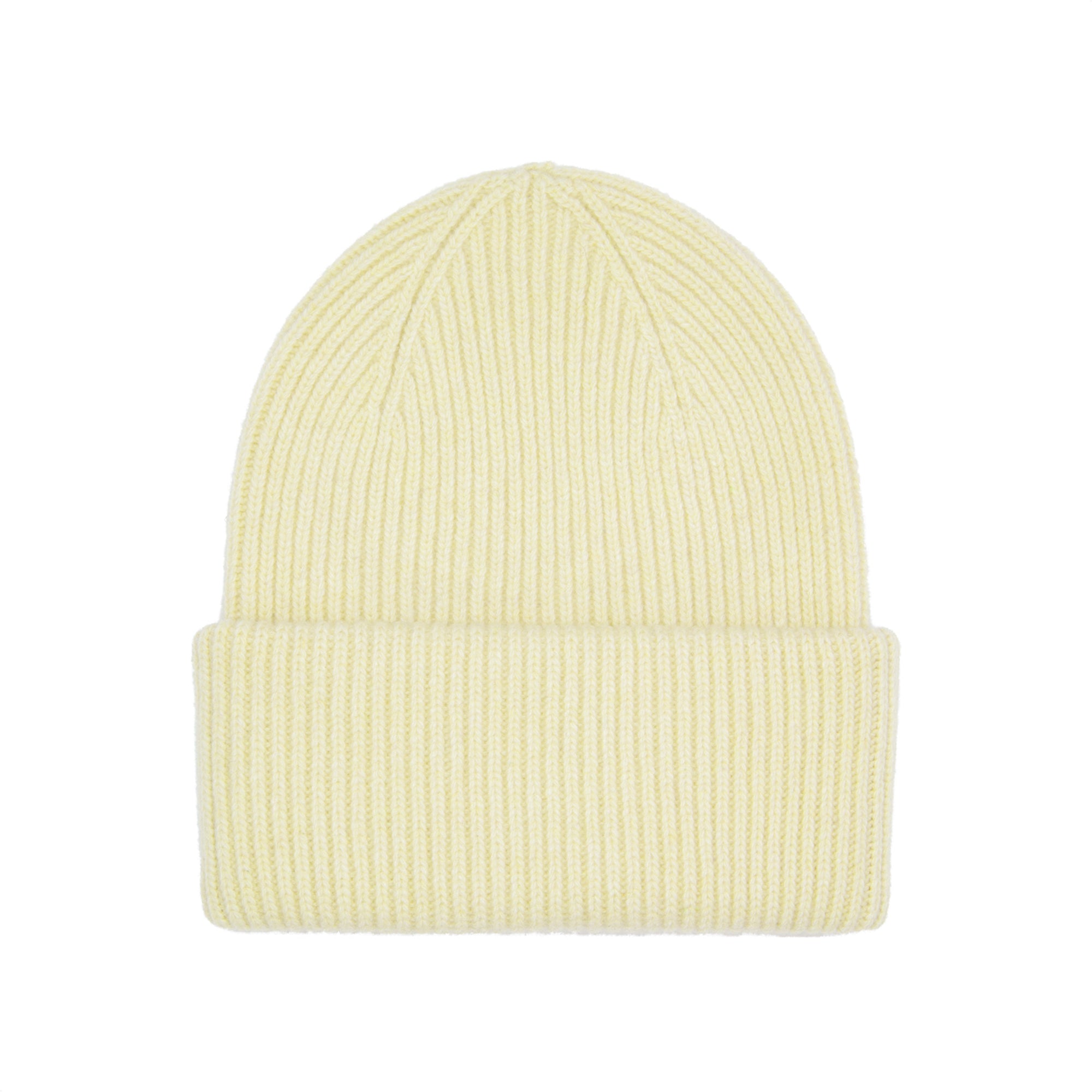 Merino Wool Hat Soft Yellow